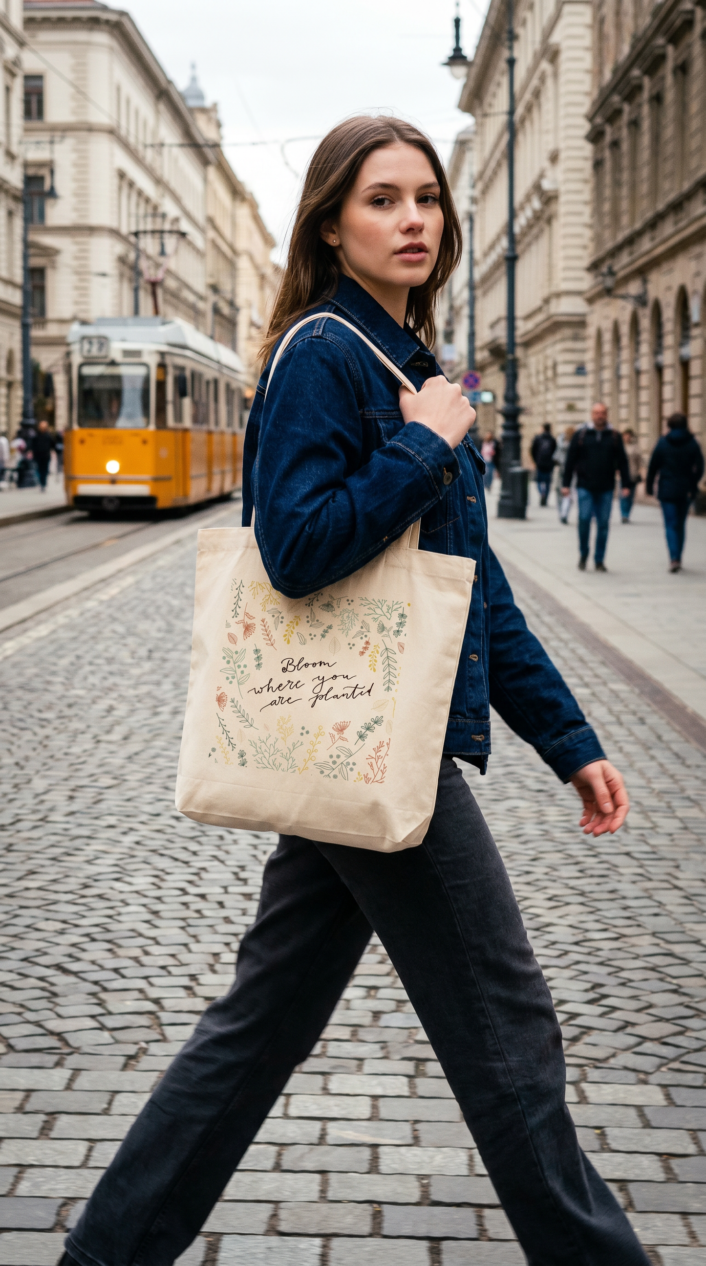 Cotton tote bag "Bloom"