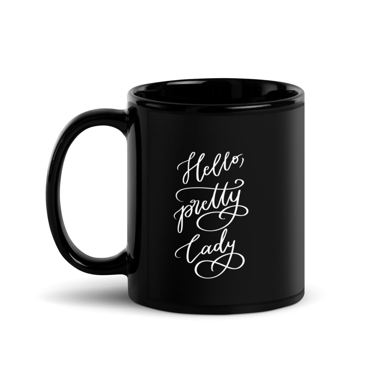 Ceramic mug "Hello, pretty lady!"