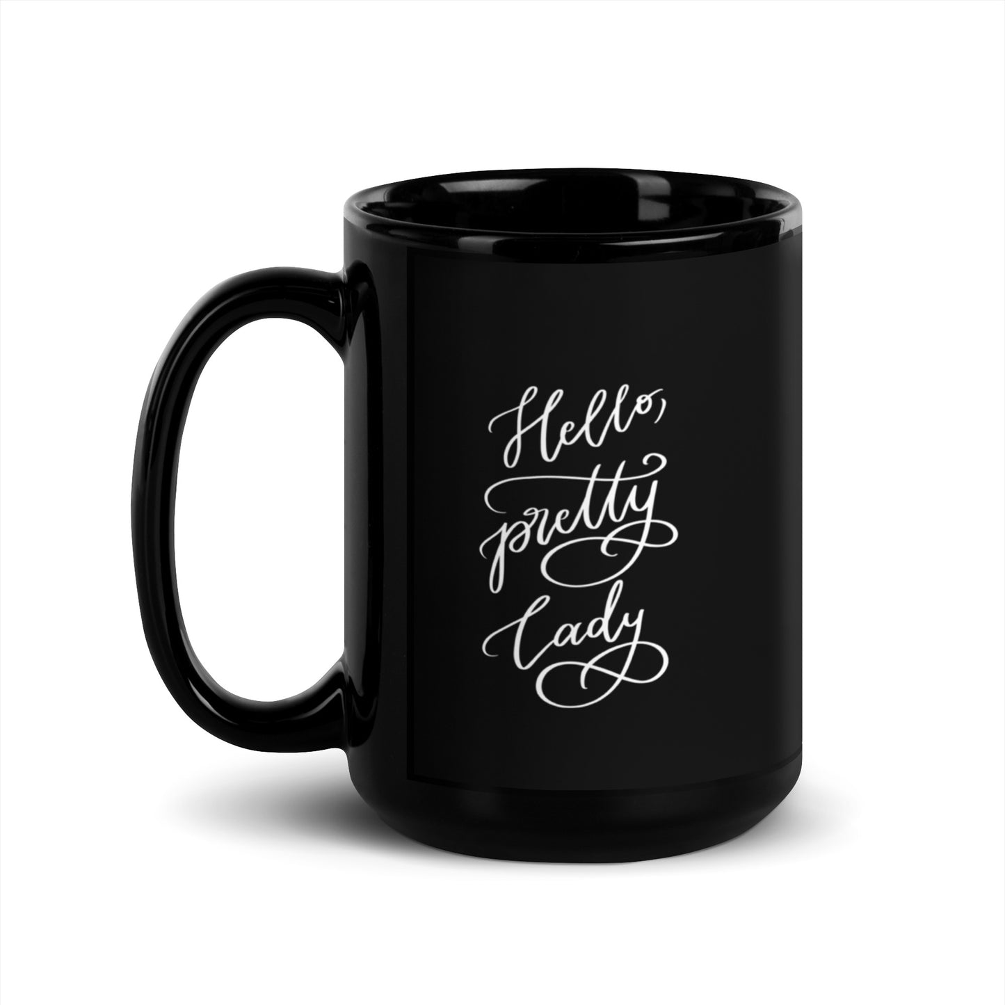 Ceramic mug "Hello, pretty lady!"