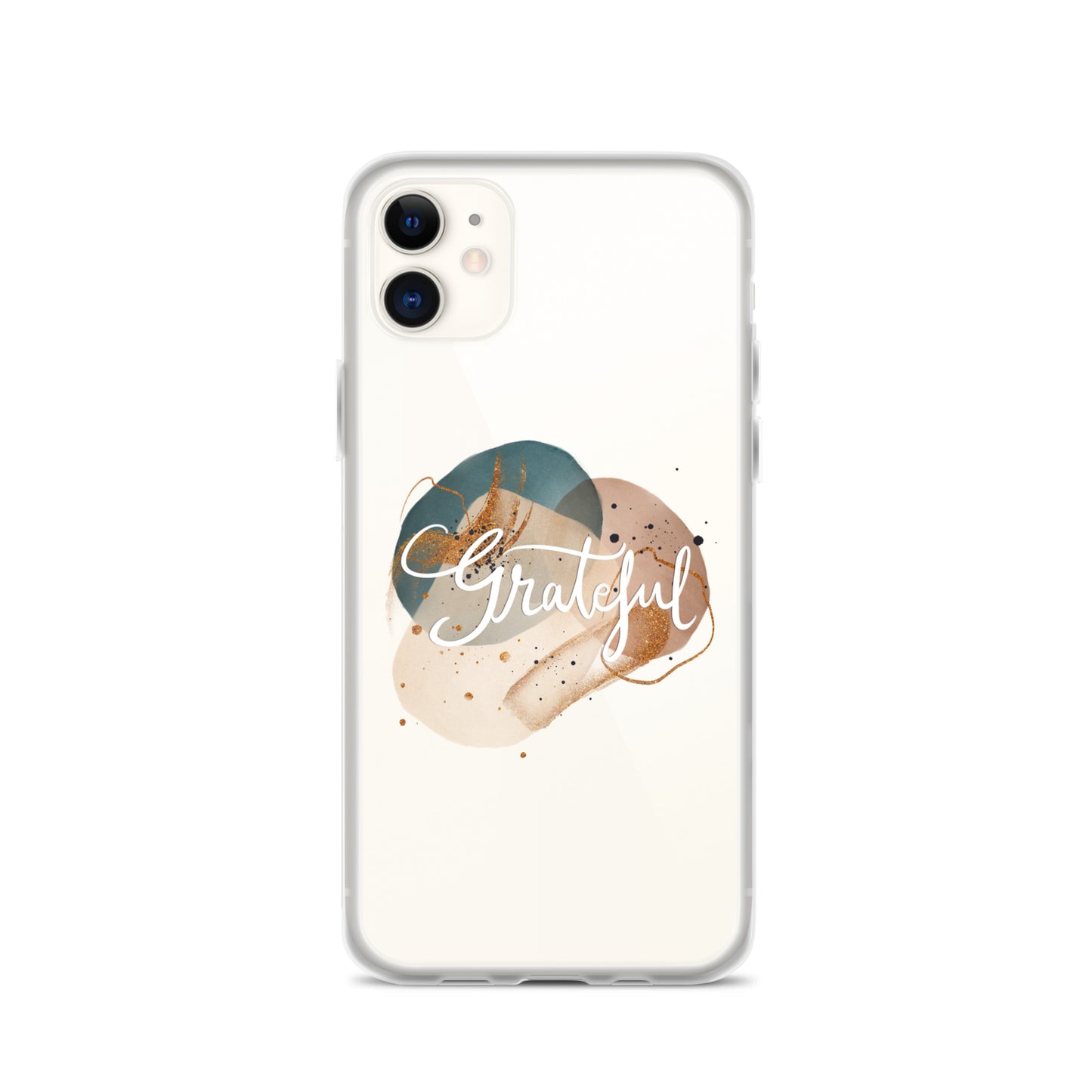 Clear Case for iPhone® "Grateful"