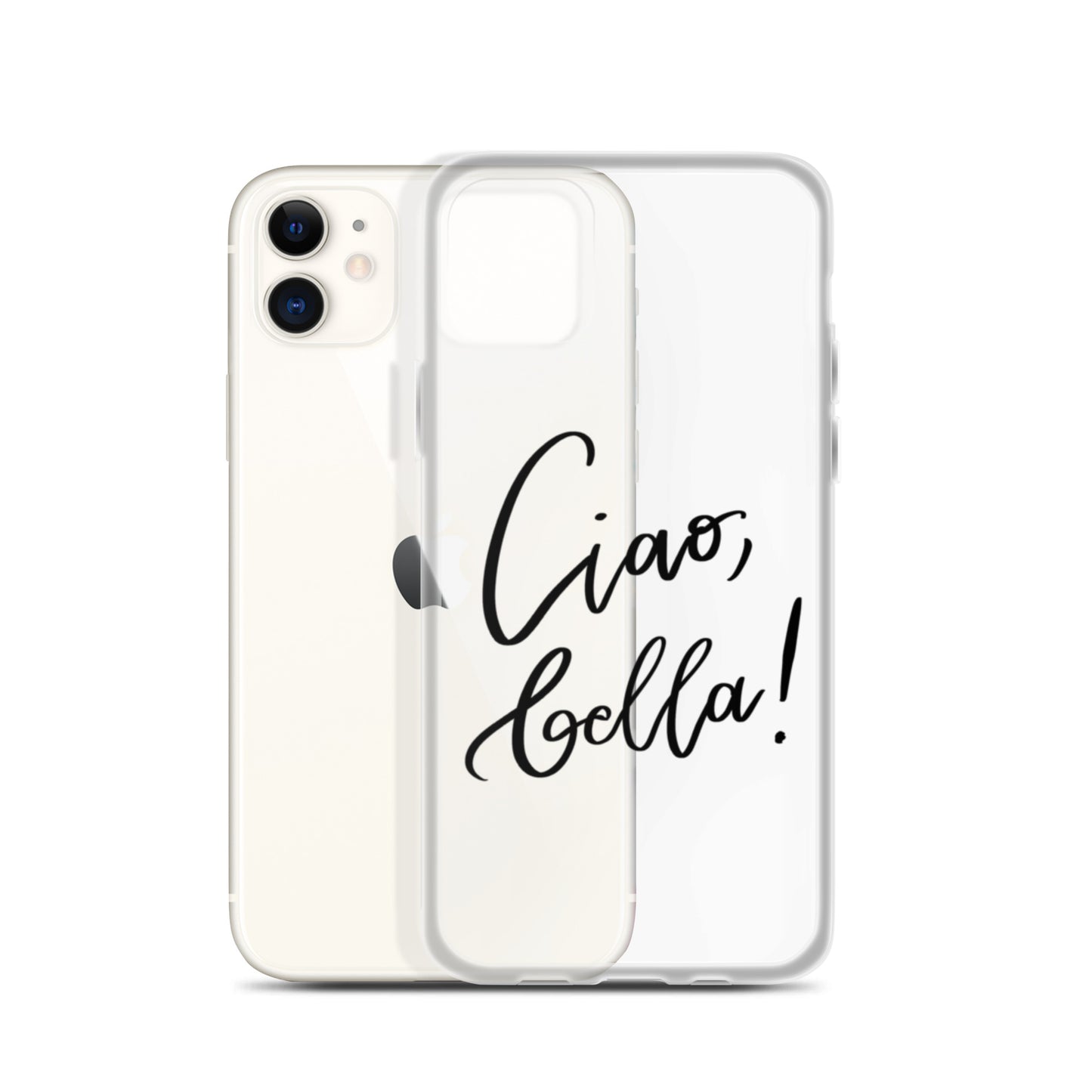 Clear Case for iPhone® "Ciao, bella!"