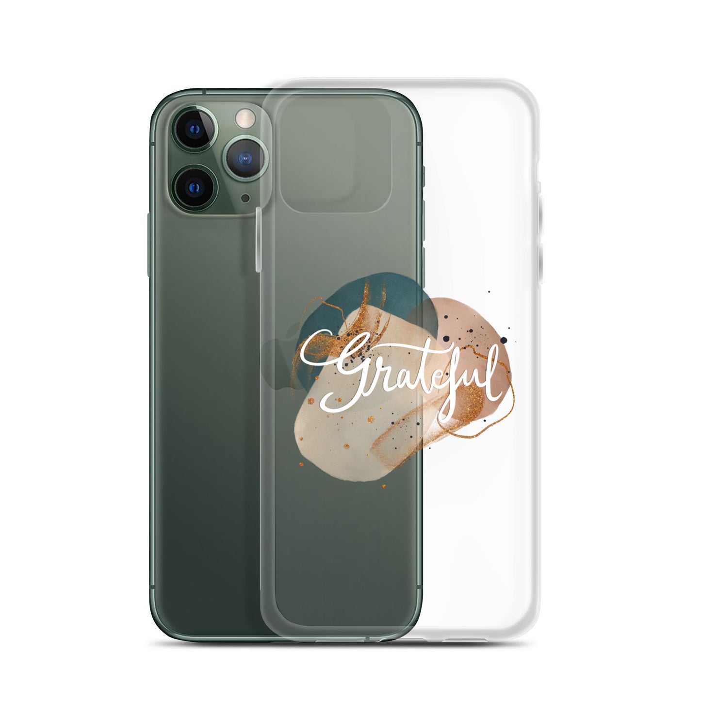 Clear Case for iPhone® "Grateful"