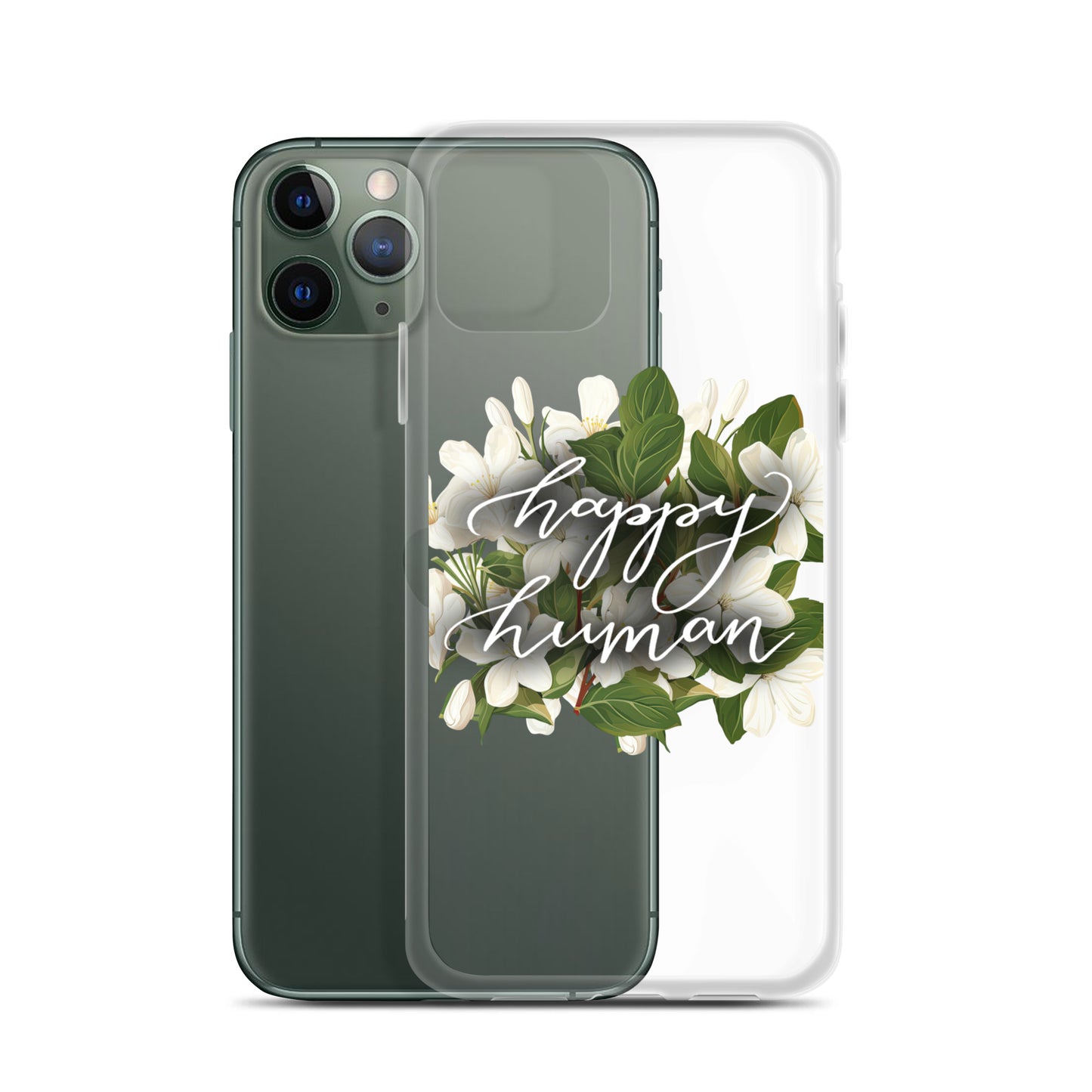 Clear Case for iPhone® "happy human"