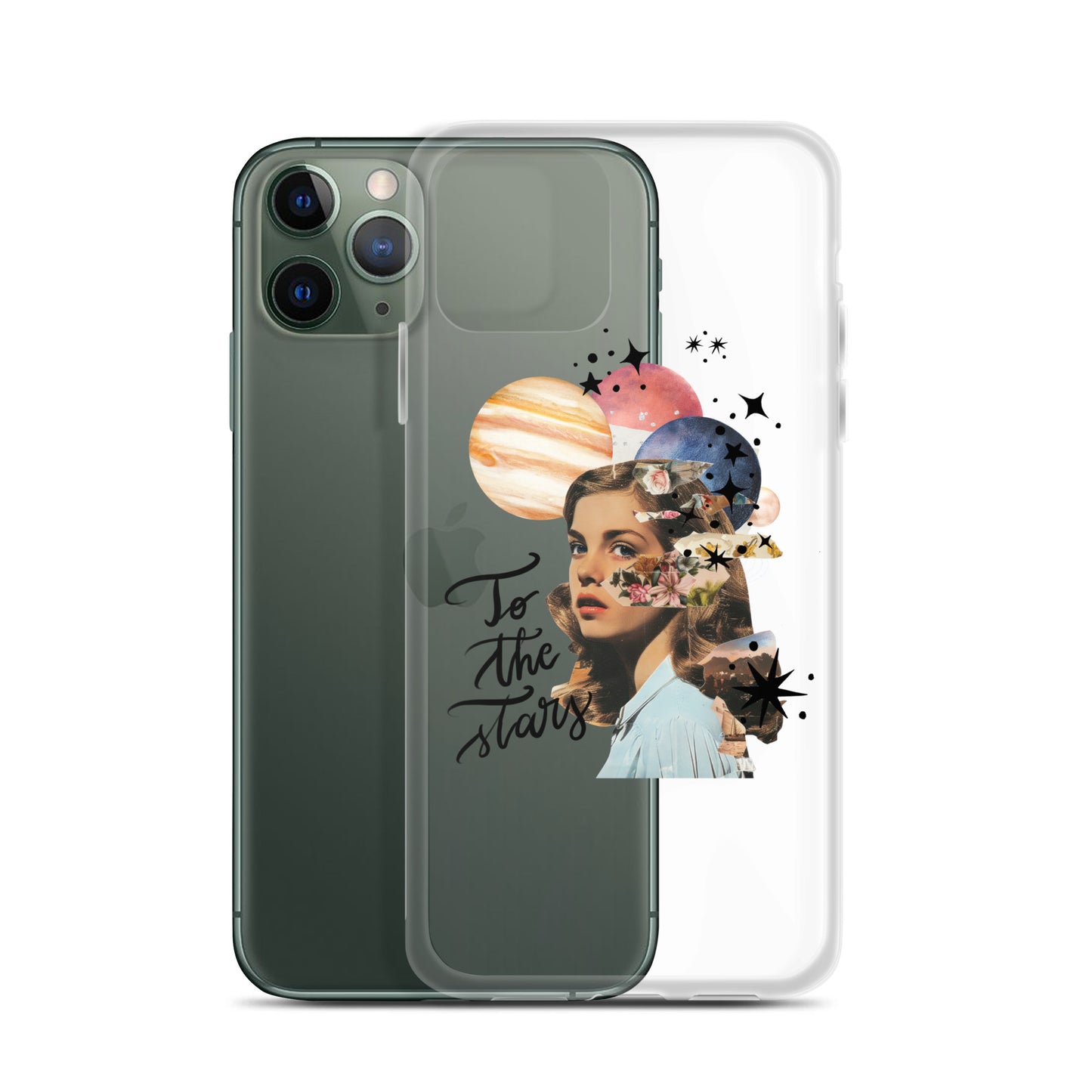 Clear Case for iPhone® "To the stars"