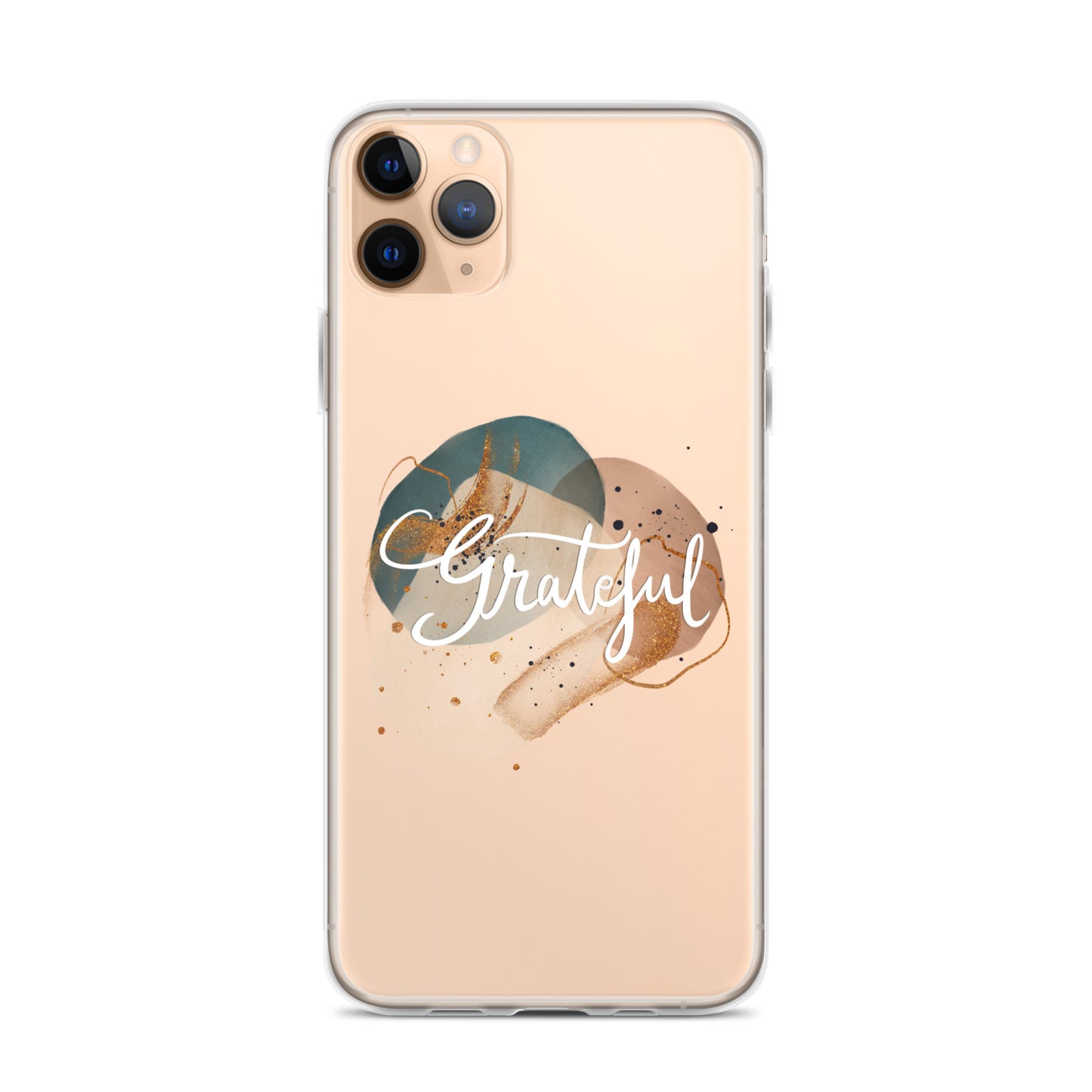 Clear Case for iPhone® "Grateful"