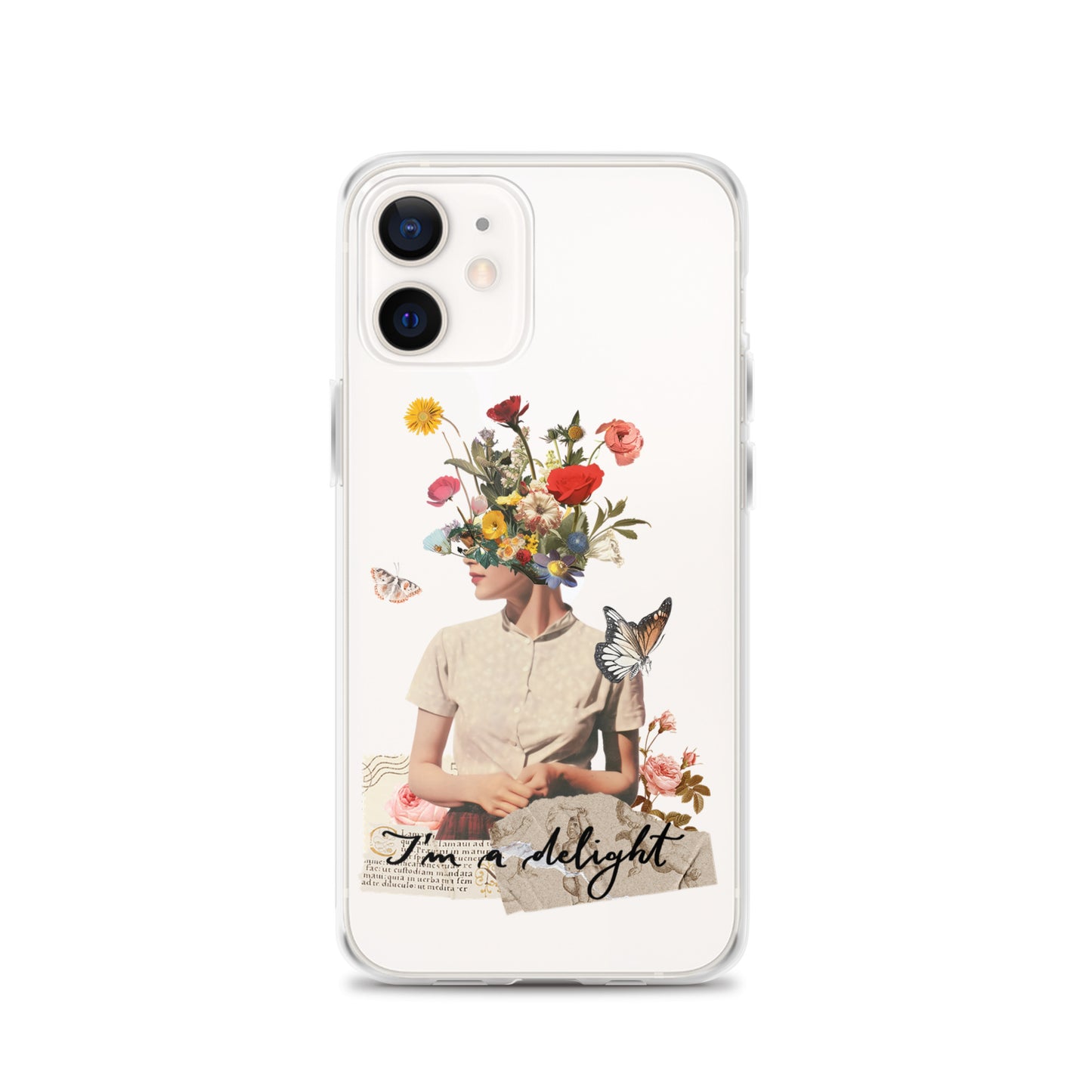 Clear Case for iPhone® "I'm a delight"