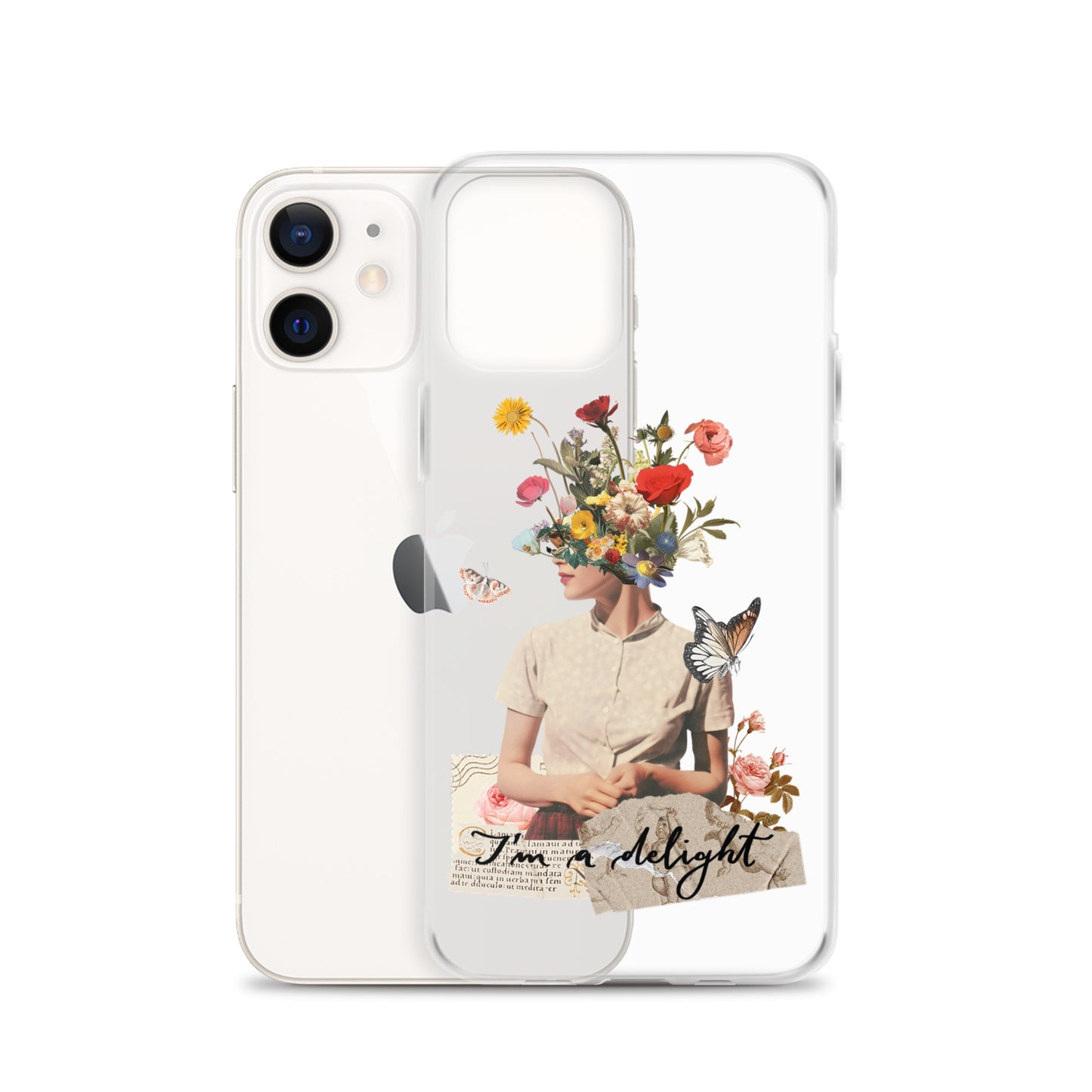 Clear Case for iPhone® "I'm a delight"