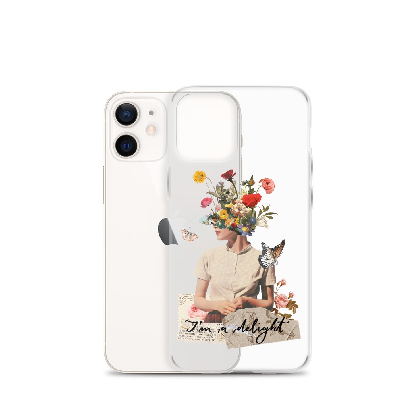 Clear Case for iPhone® "I'm a delight"