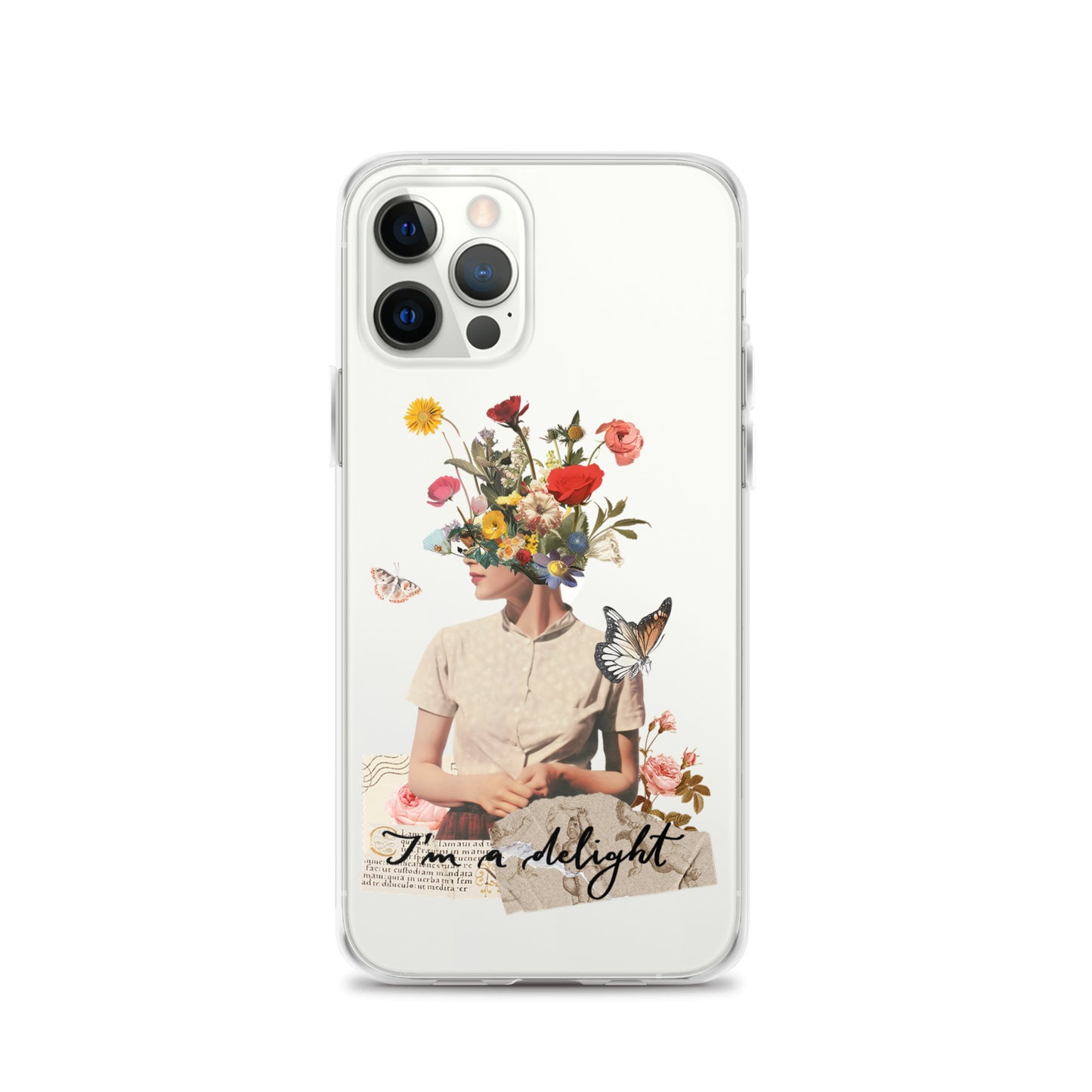 Clear Case for iPhone® "I'm a delight"