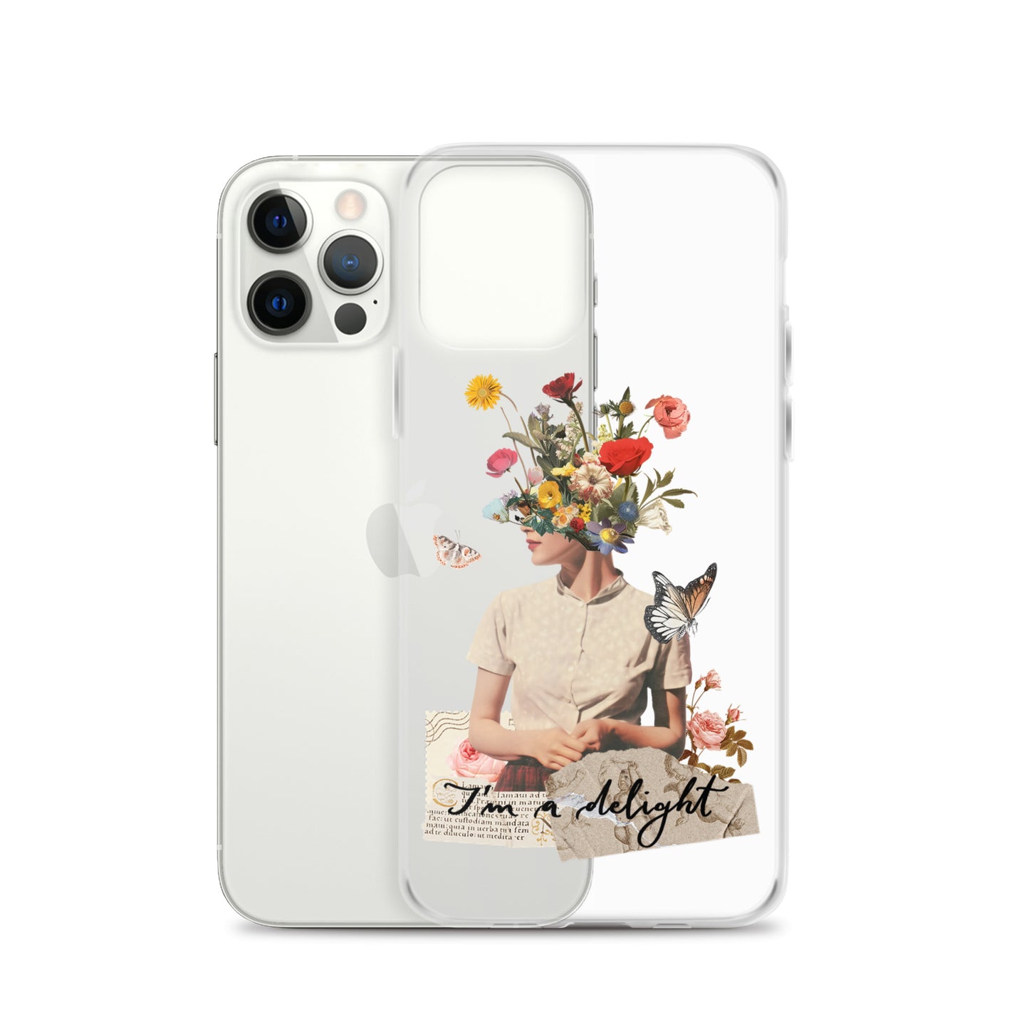 Clear Case for iPhone® "I'm a delight"