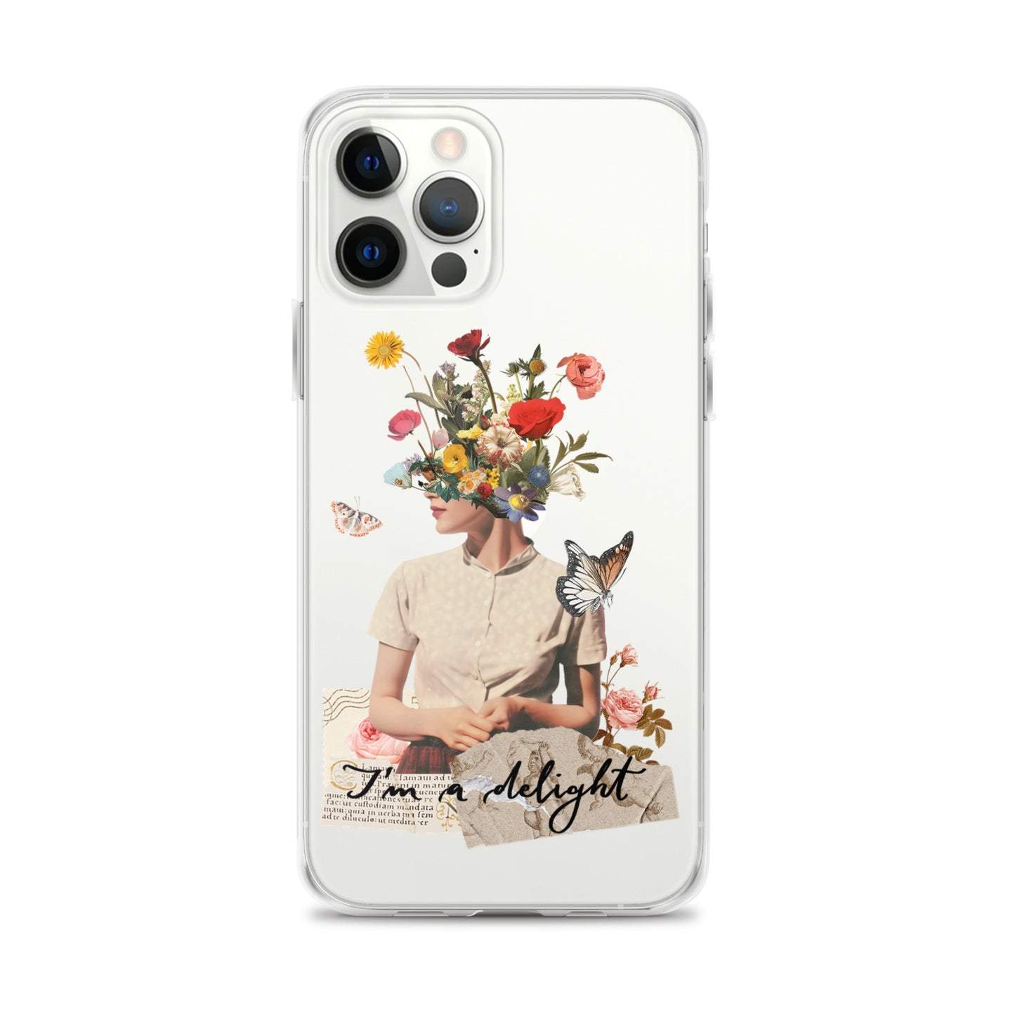 Clear Case for iPhone® "I'm a delight"