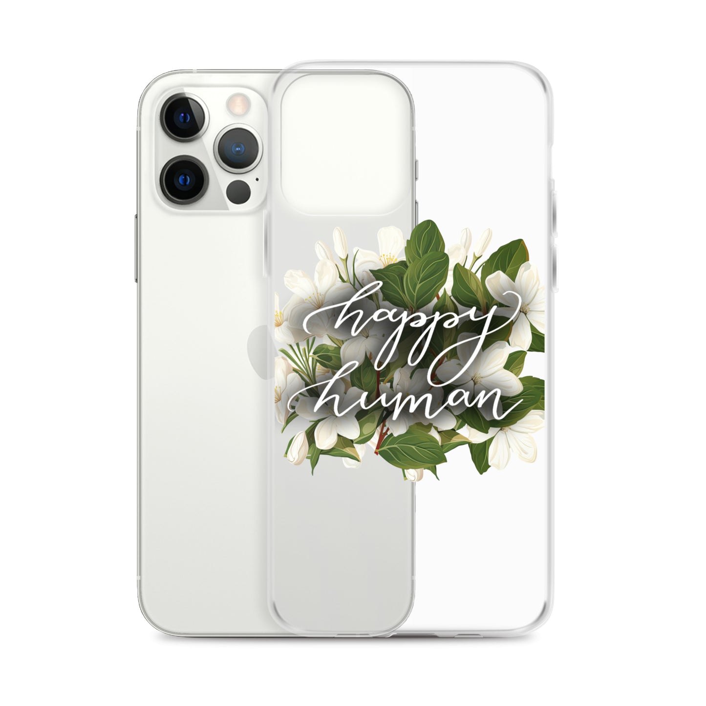 Clear Case for iPhone® "happy human"