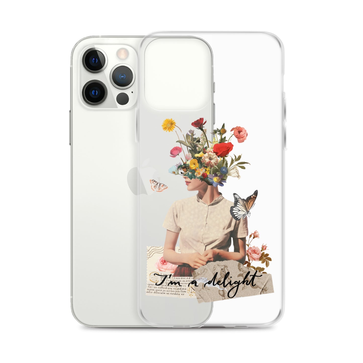 Clear Case for iPhone® "I'm a delight"