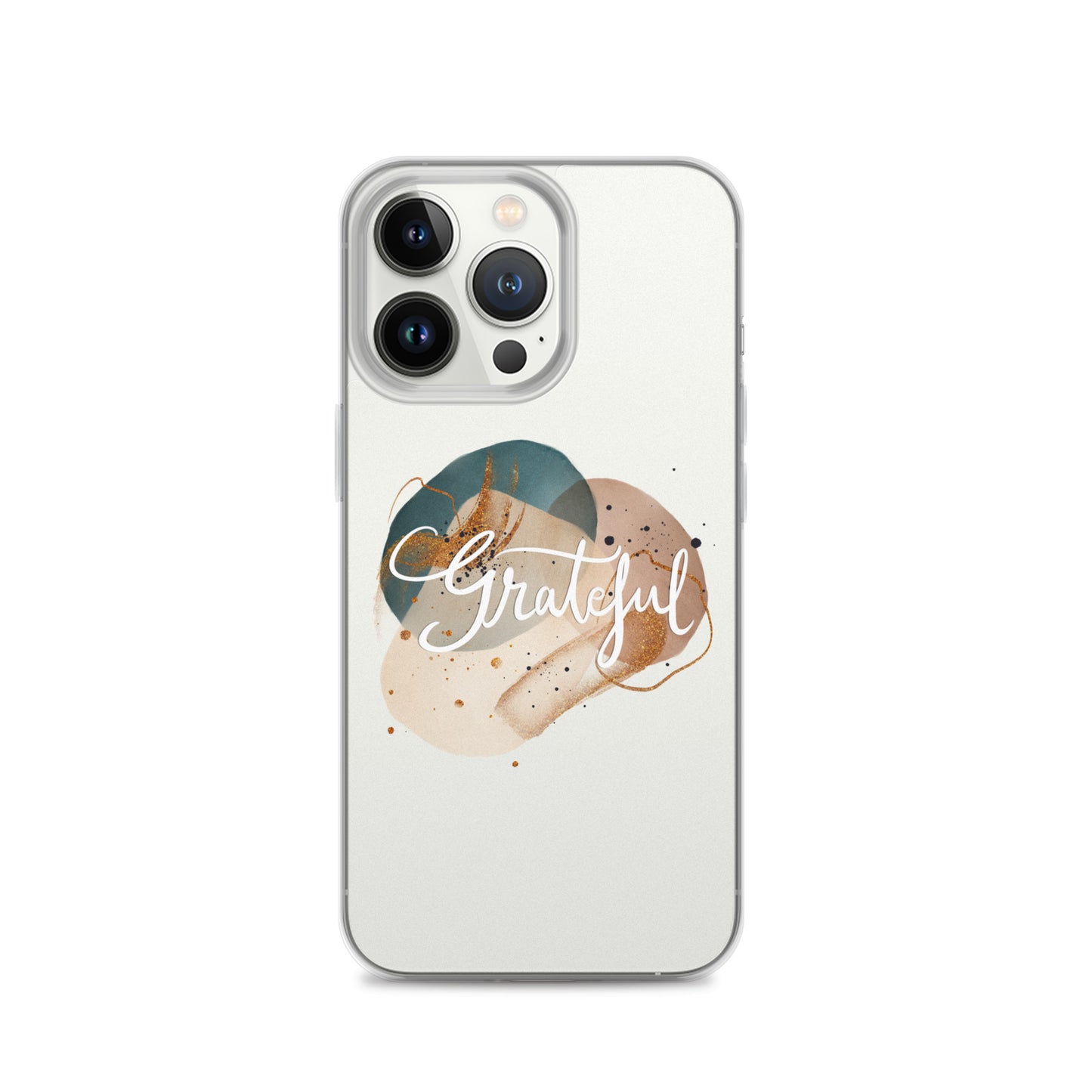 Clear Case for iPhone® "Grateful"