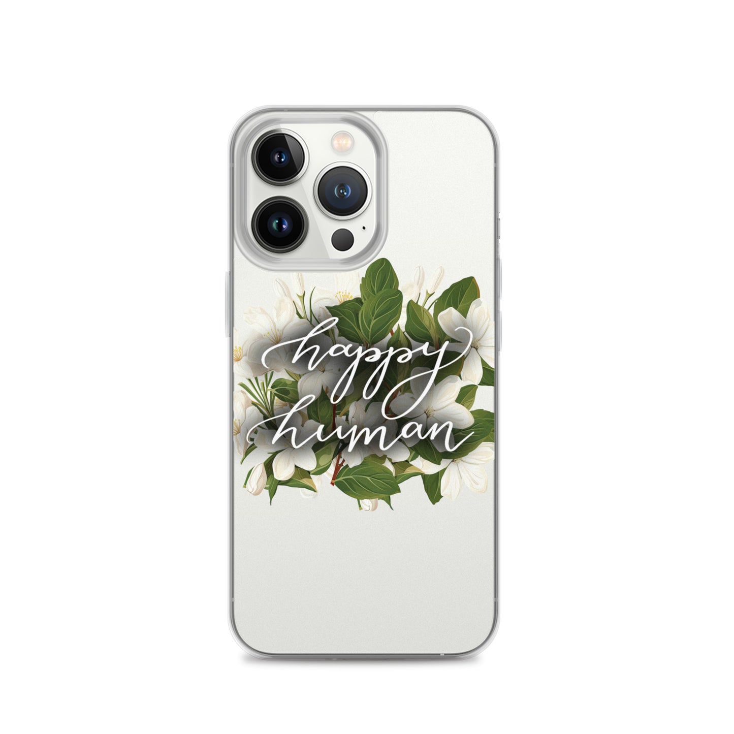 Clear Case for iPhone® "happy human"