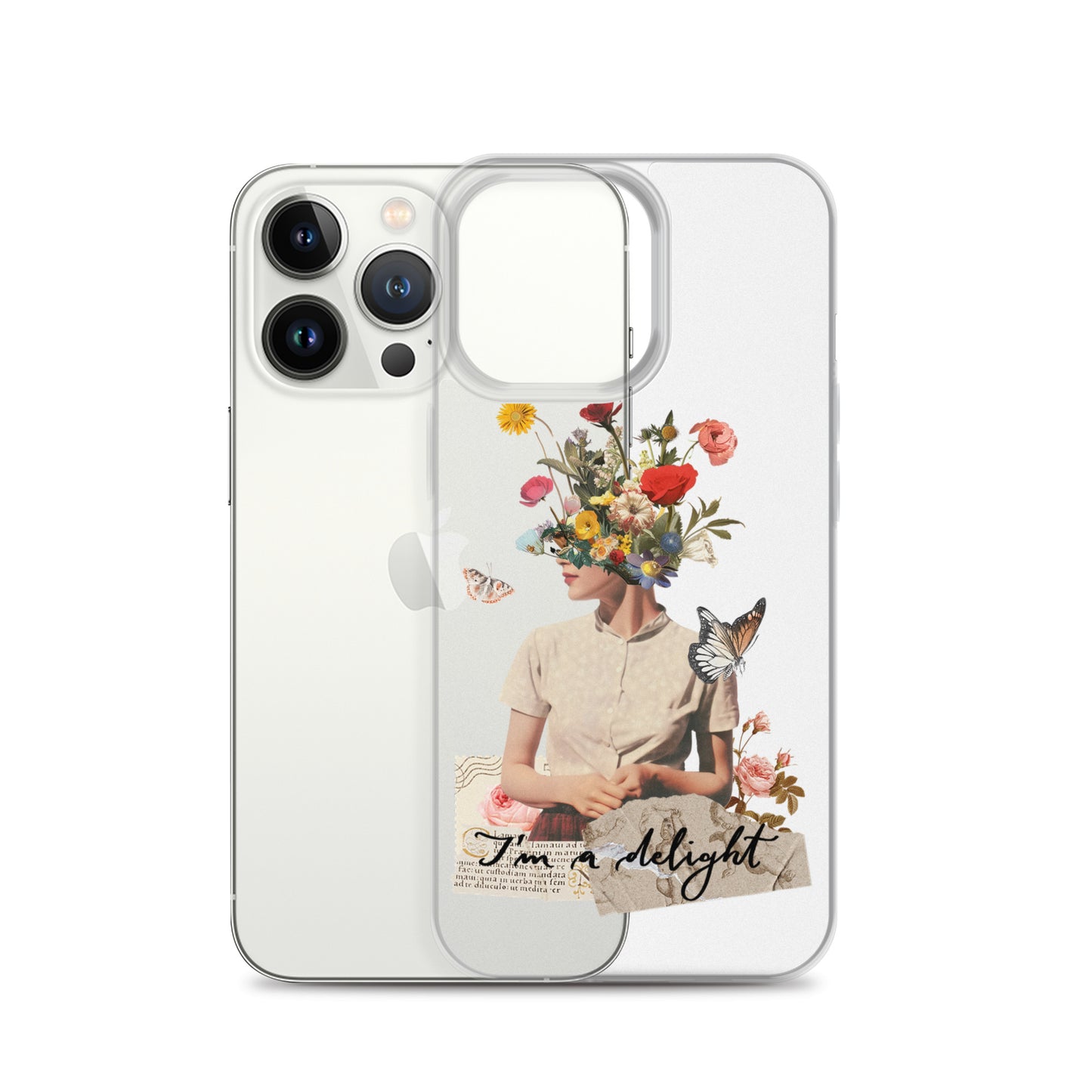 Clear Case for iPhone® "I'm a delight"