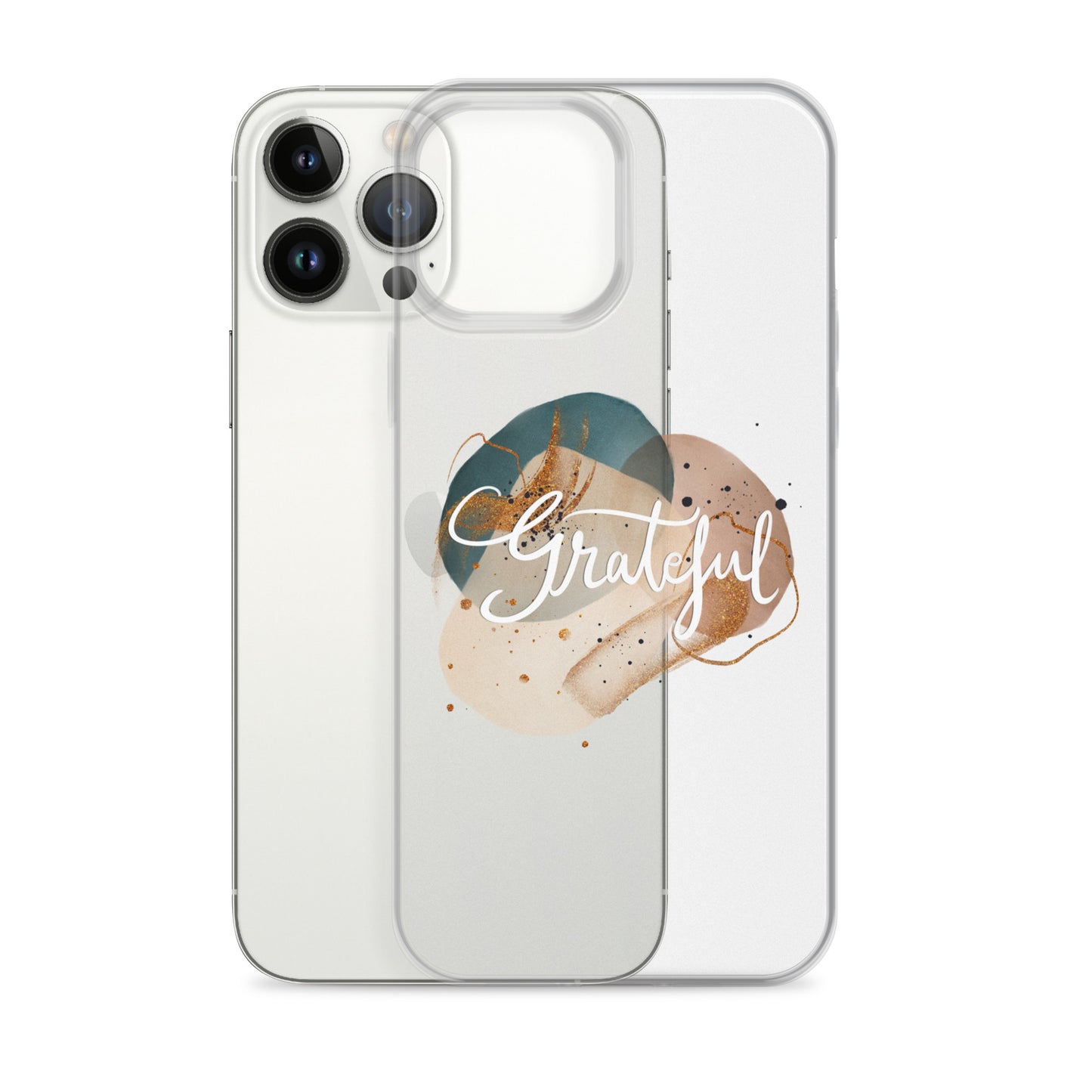 Clear Case for iPhone® "Grateful"