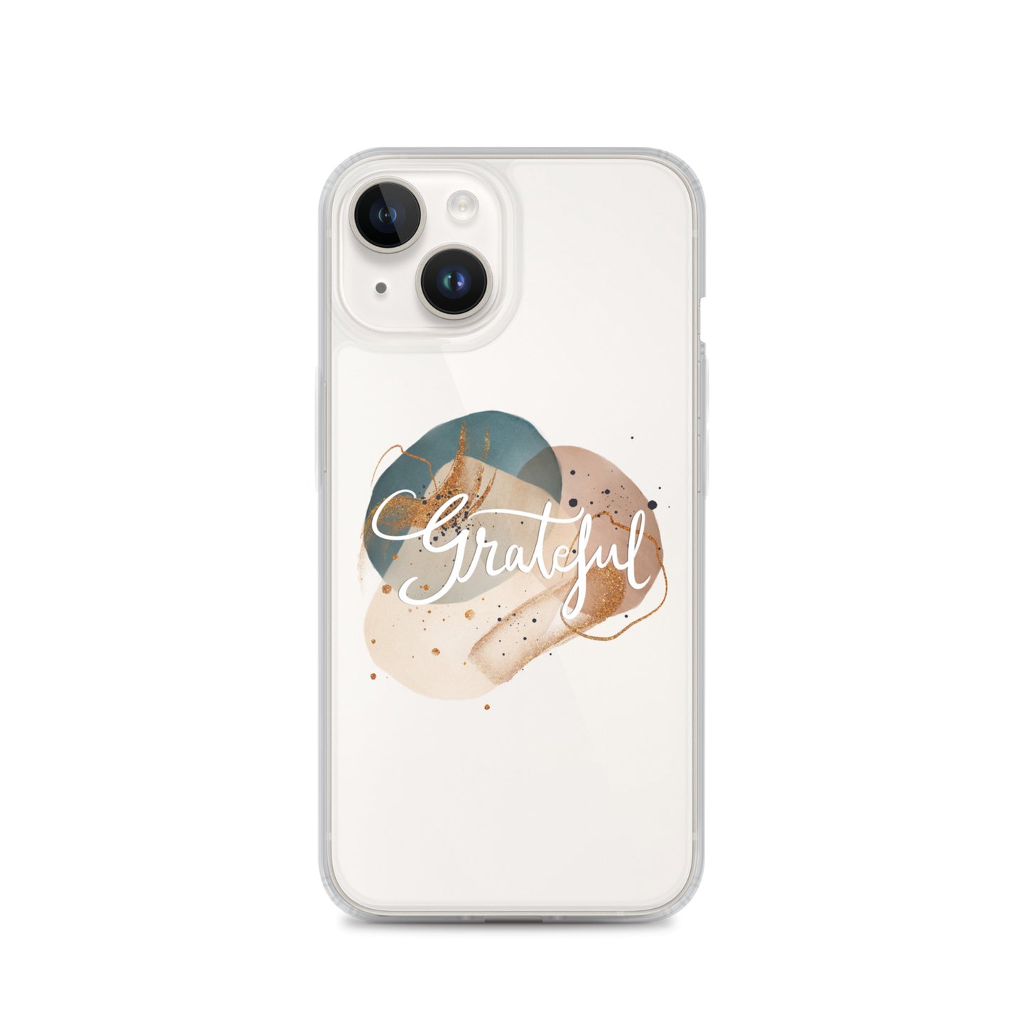 Clear Case for iPhone® "Grateful"