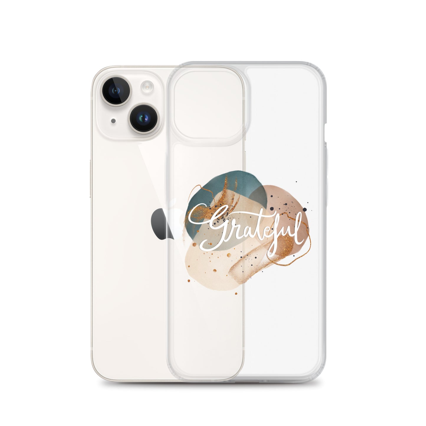 Clear Case for iPhone® "Grateful"