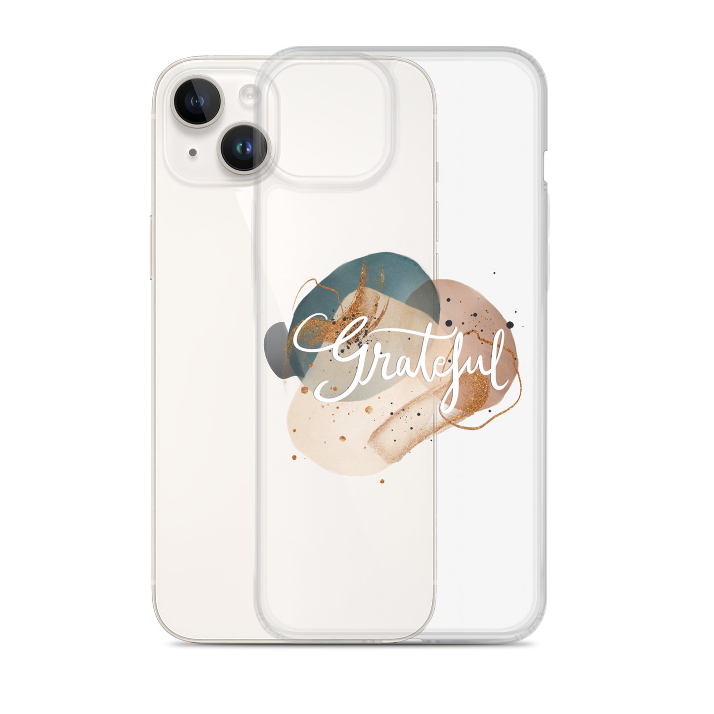 Clear Case for iPhone® "Grateful"