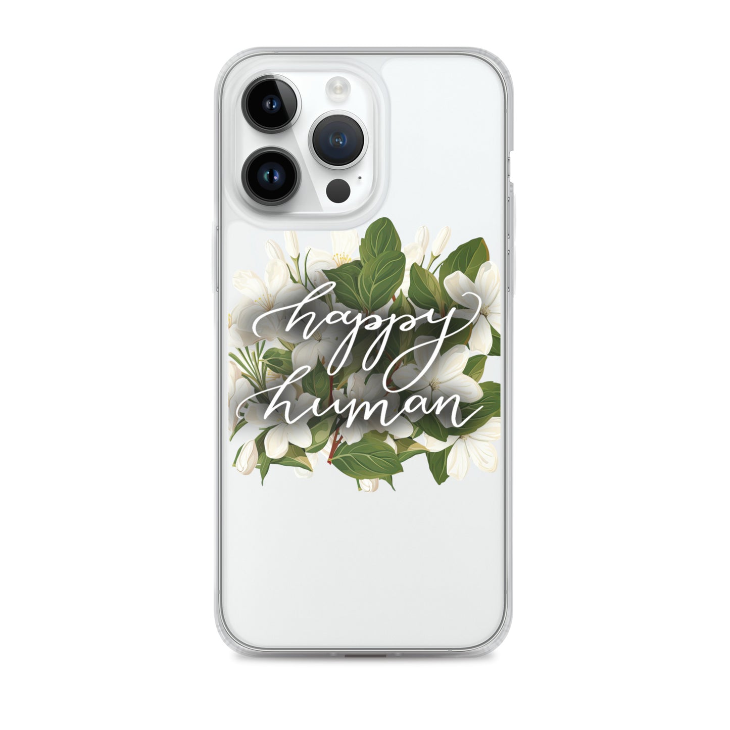 Clear Case for iPhone® "happy human"
