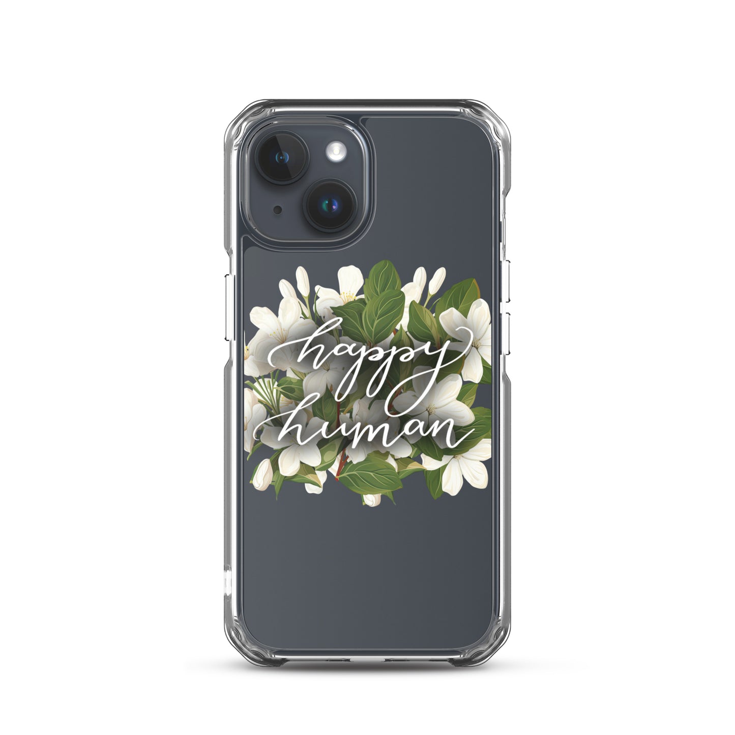 Clear Case for iPhone® "happy human"
