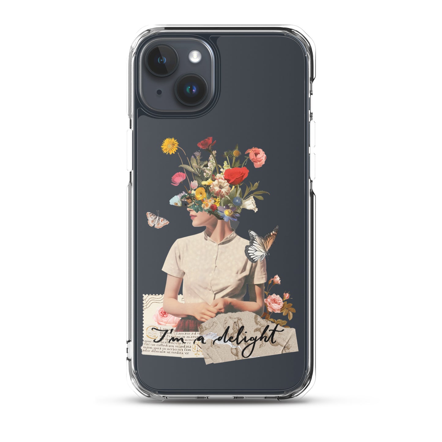 Clear Case for iPhone® "I'm a delight"