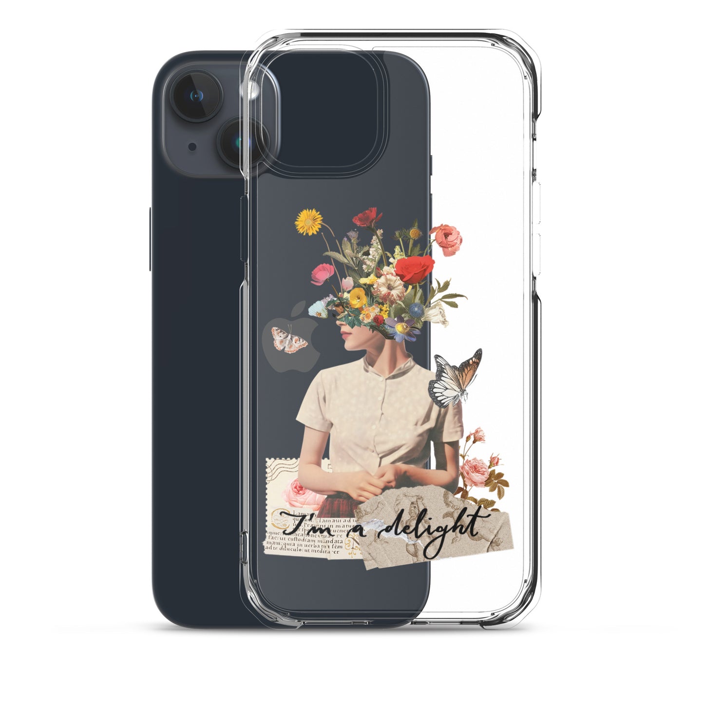 Clear Case for iPhone® "I'm a delight"