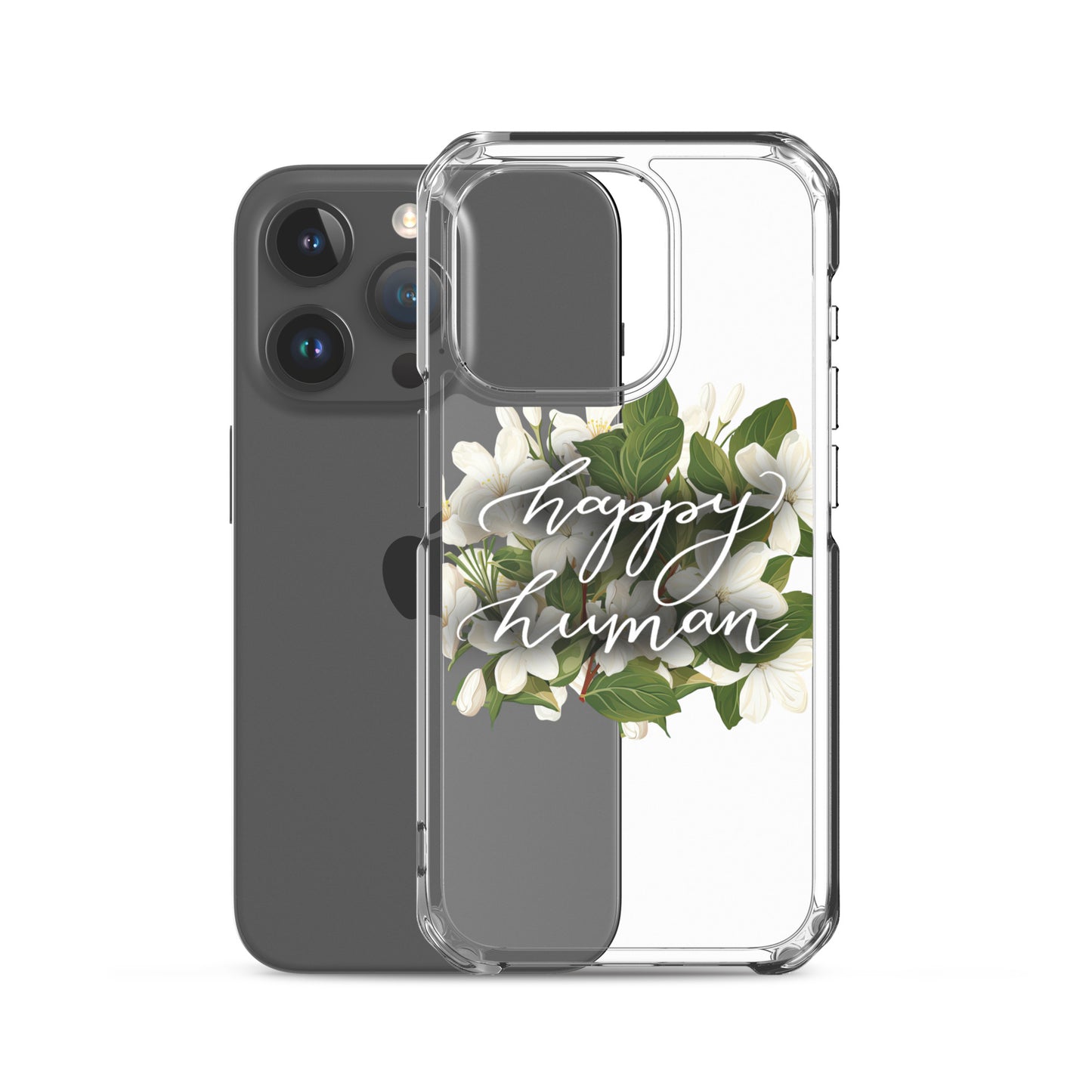 Clear Case for iPhone® "happy human"