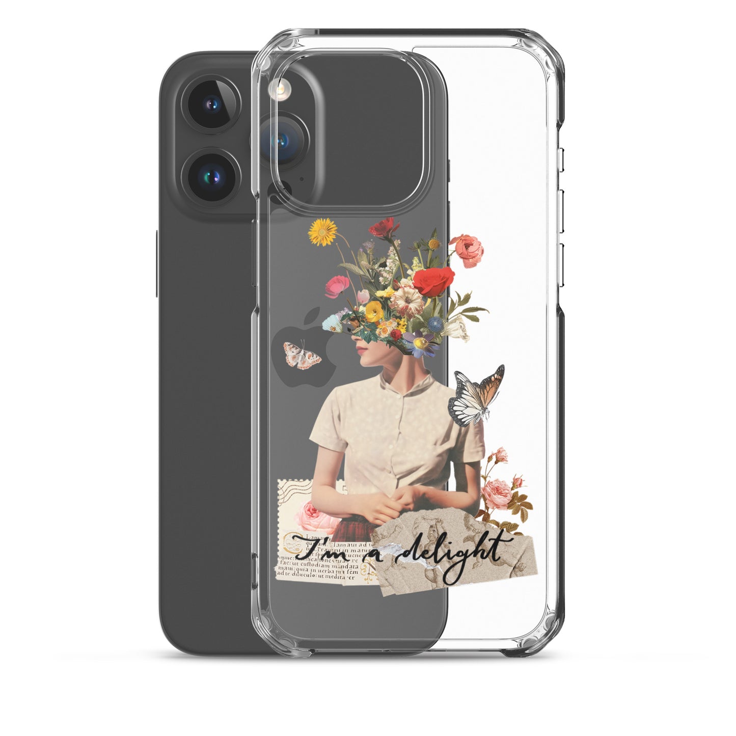 Clear Case for iPhone® "I'm a delight"