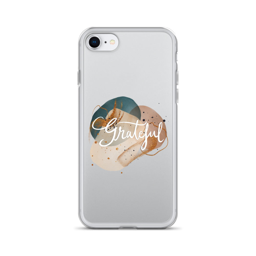 Clear Case for iPhone® "Grateful"