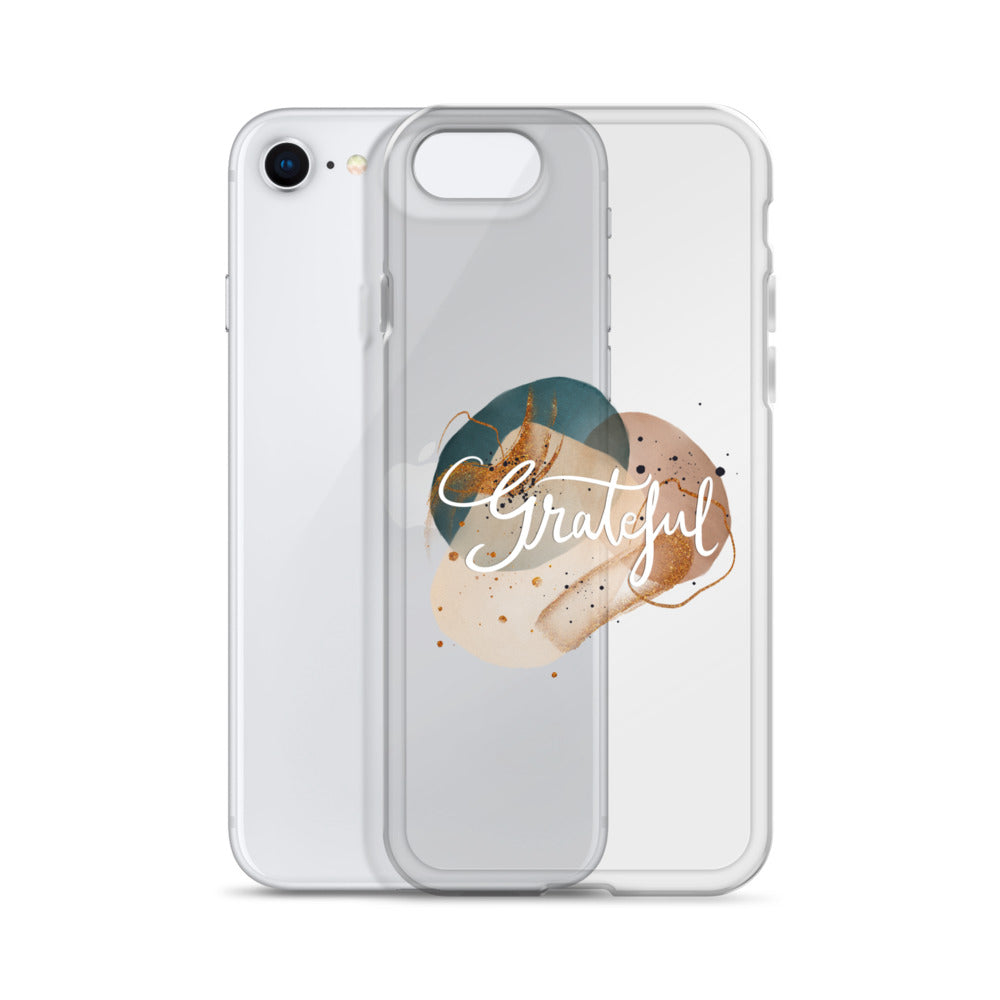 Clear Case for iPhone® "Grateful"