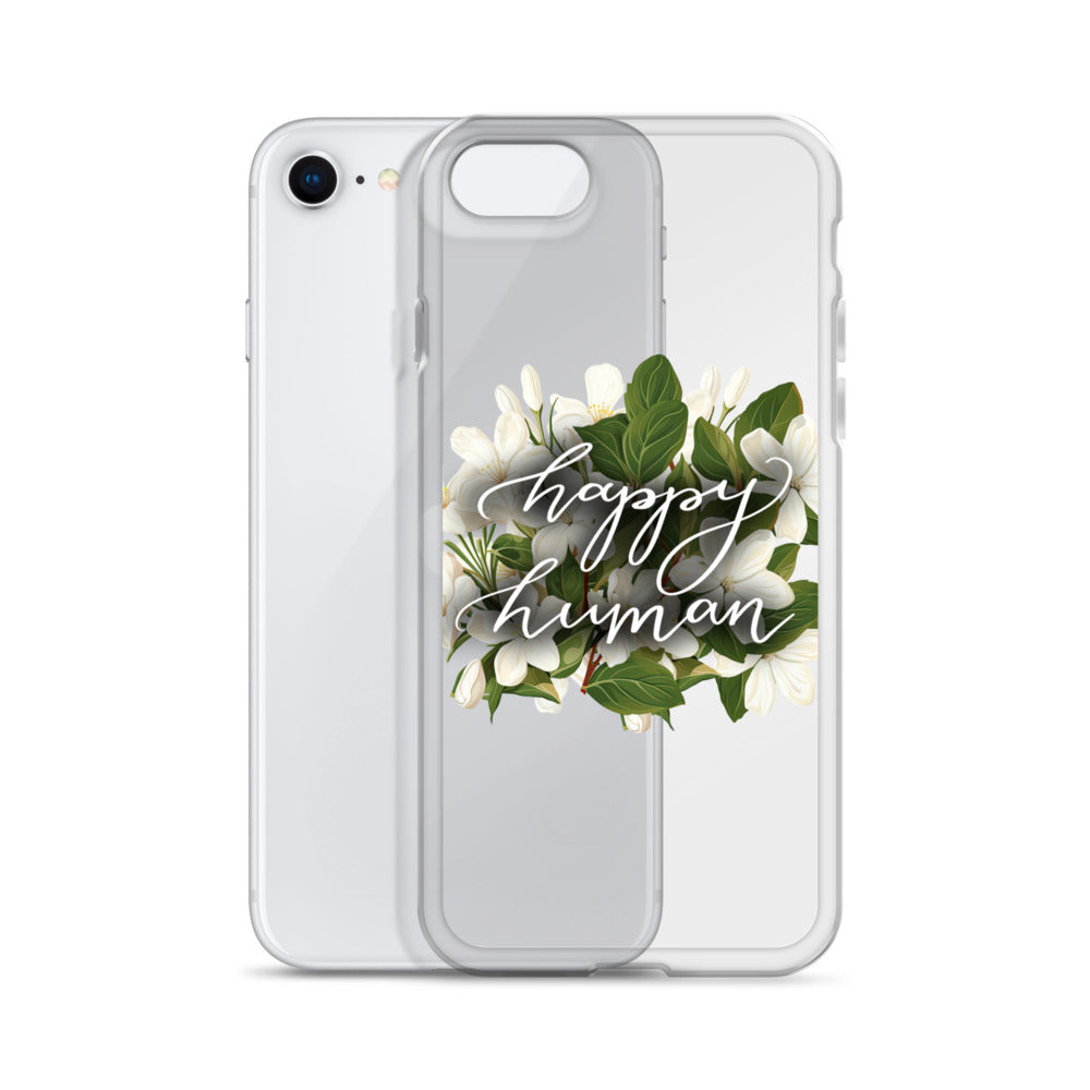 Clear Case for iPhone® "happy human"