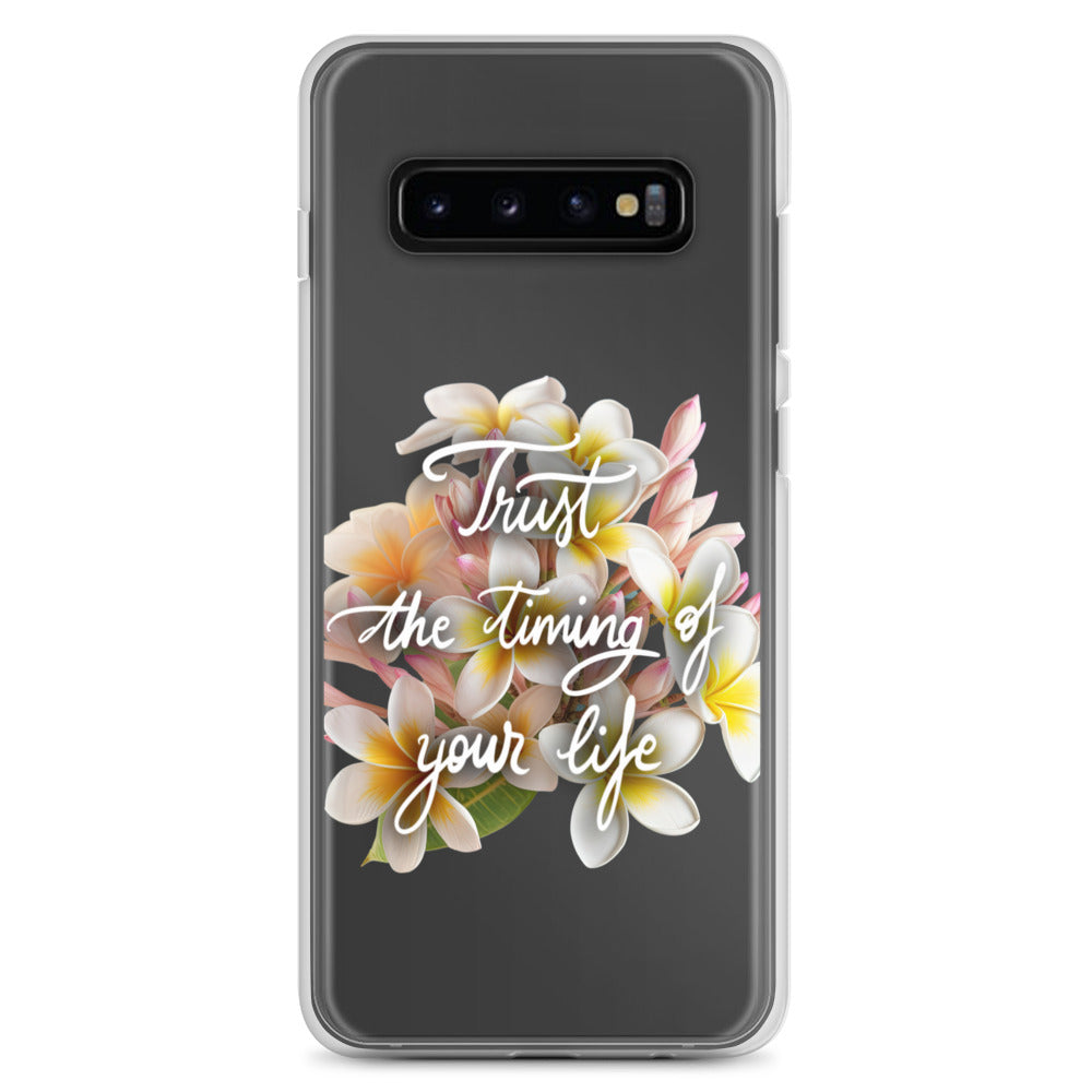 Clear Case for Samsung® "Trust the timing"