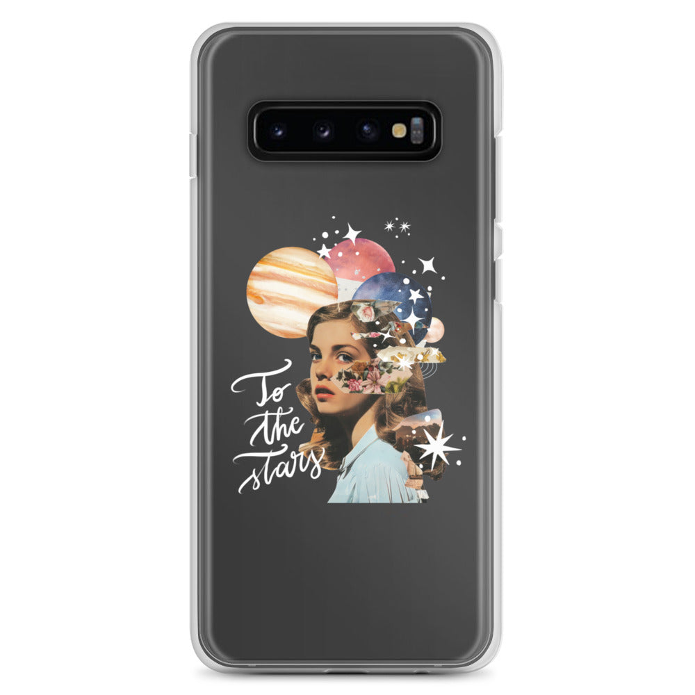 Clear Case for Samsung® "To the stars" (white)