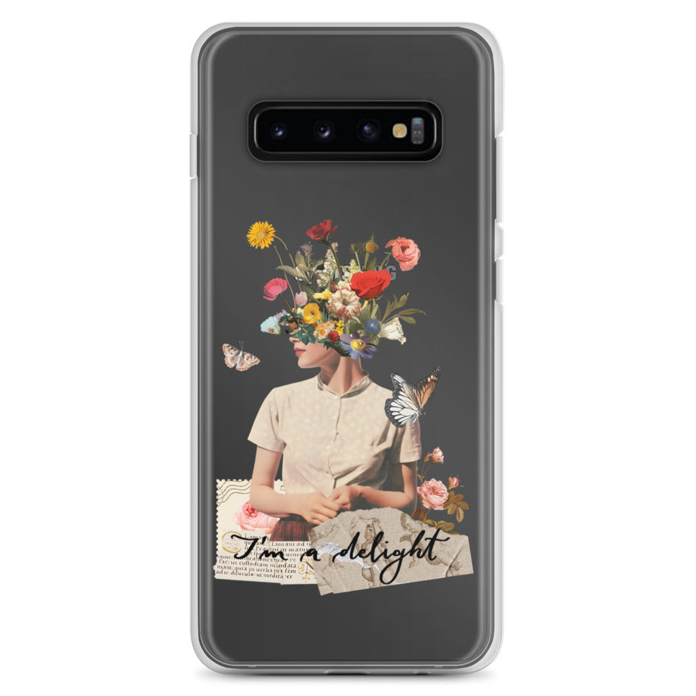Clear Case for Samsung® "I'm a delight"