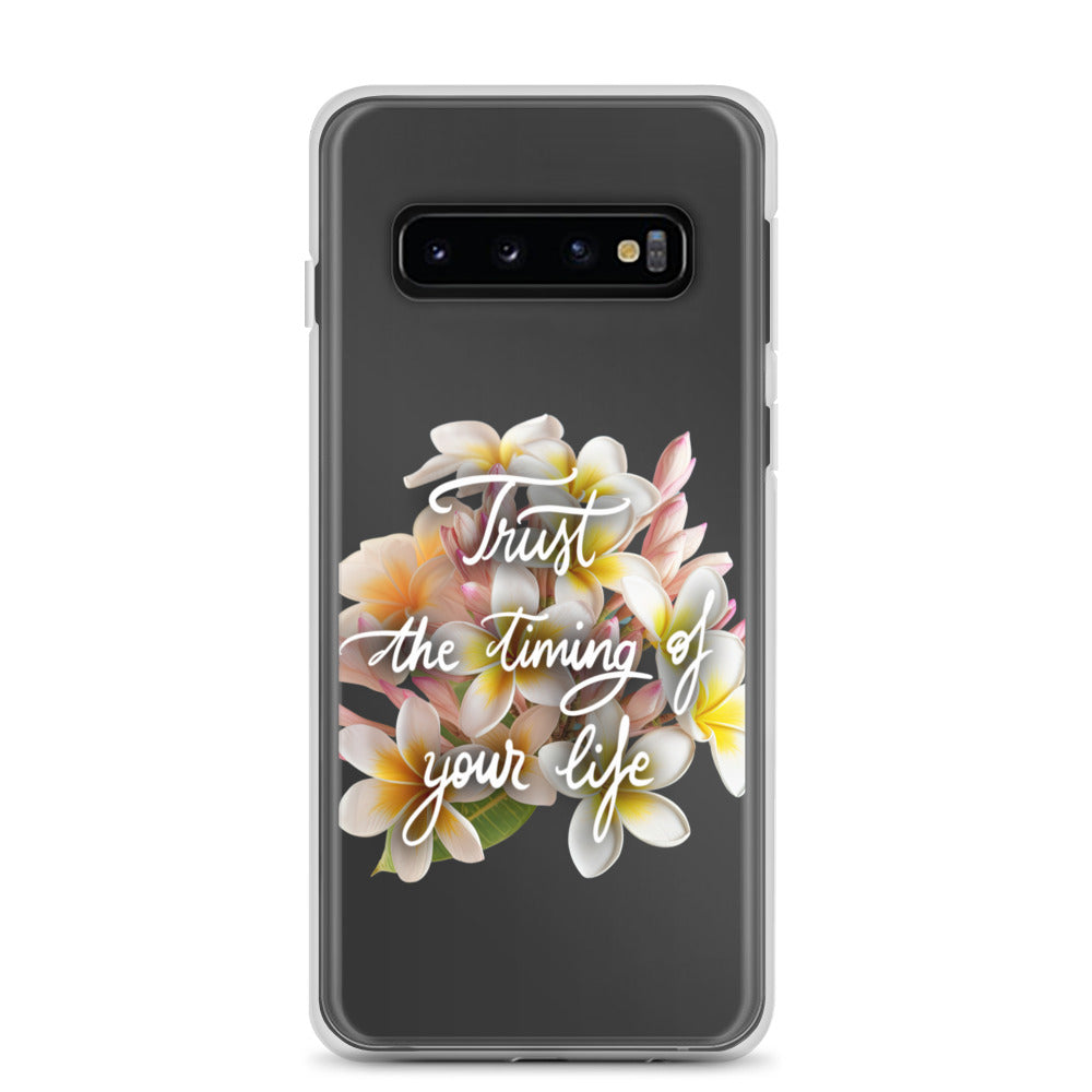 Clear Case for Samsung® "Trust the timing"