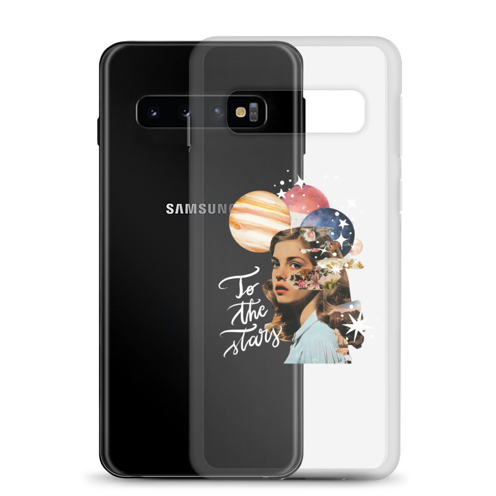 Clear Case for Samsung® "To the stars" (white)