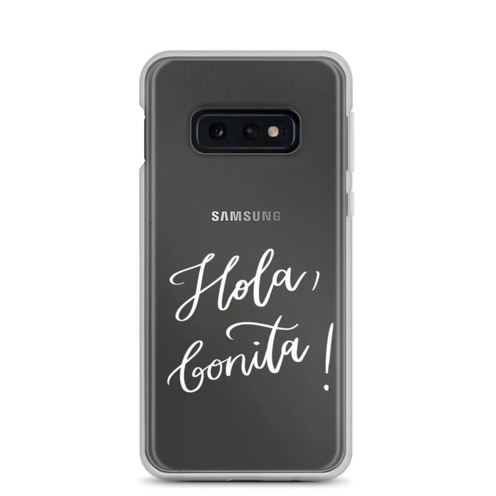 Clear case for Samsung® "Hola, bonita!"