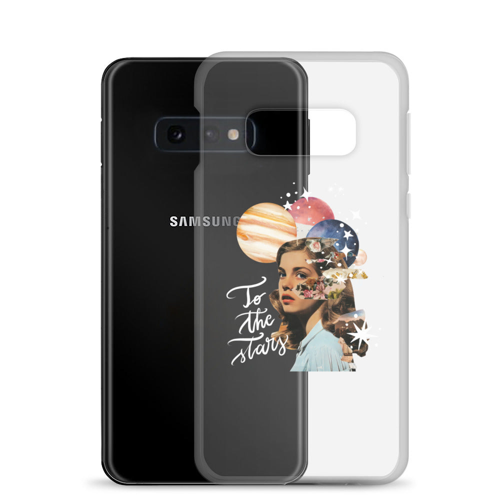 Clear Case for Samsung® "To the stars" (white)