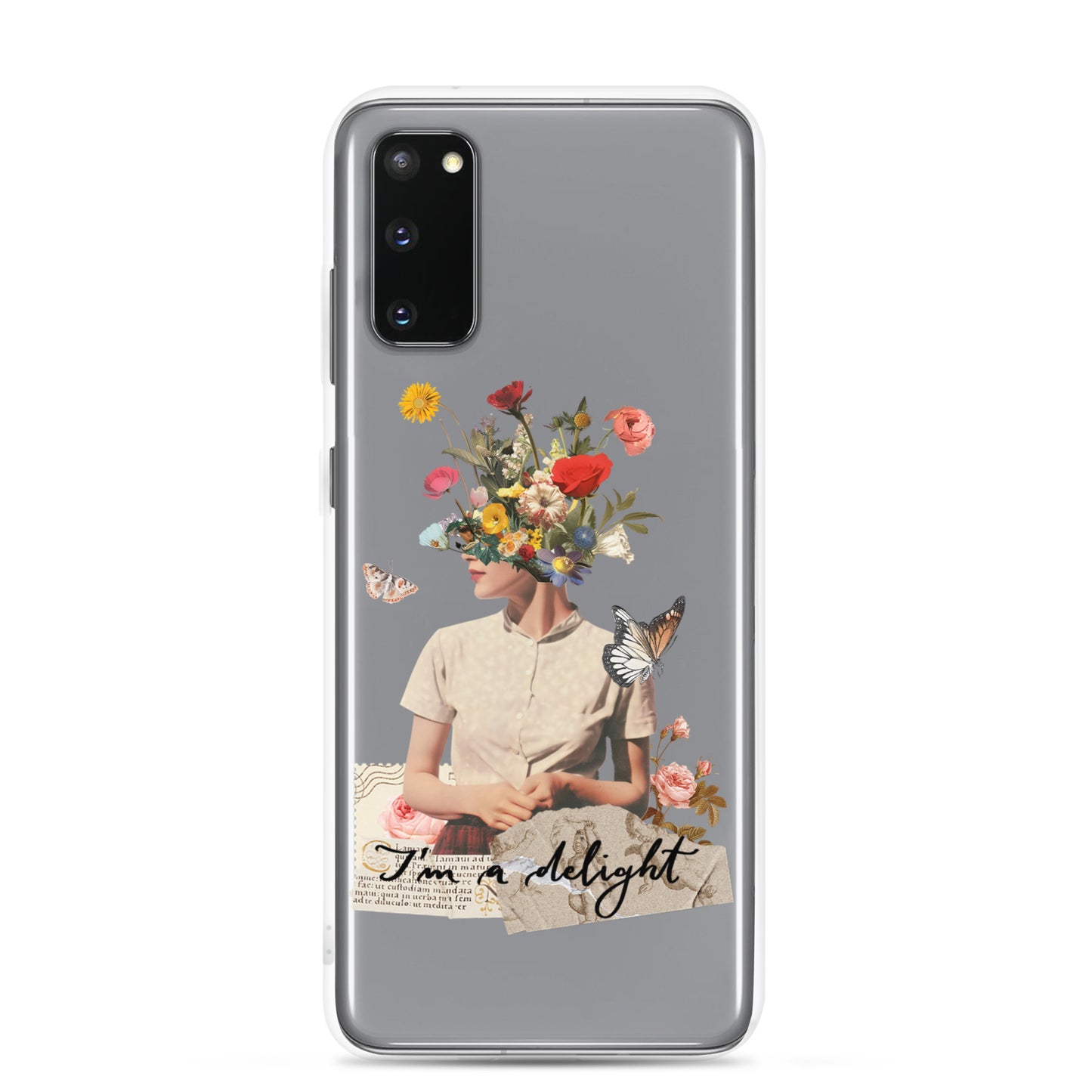 Clear Case for Samsung® "I'm a delight"