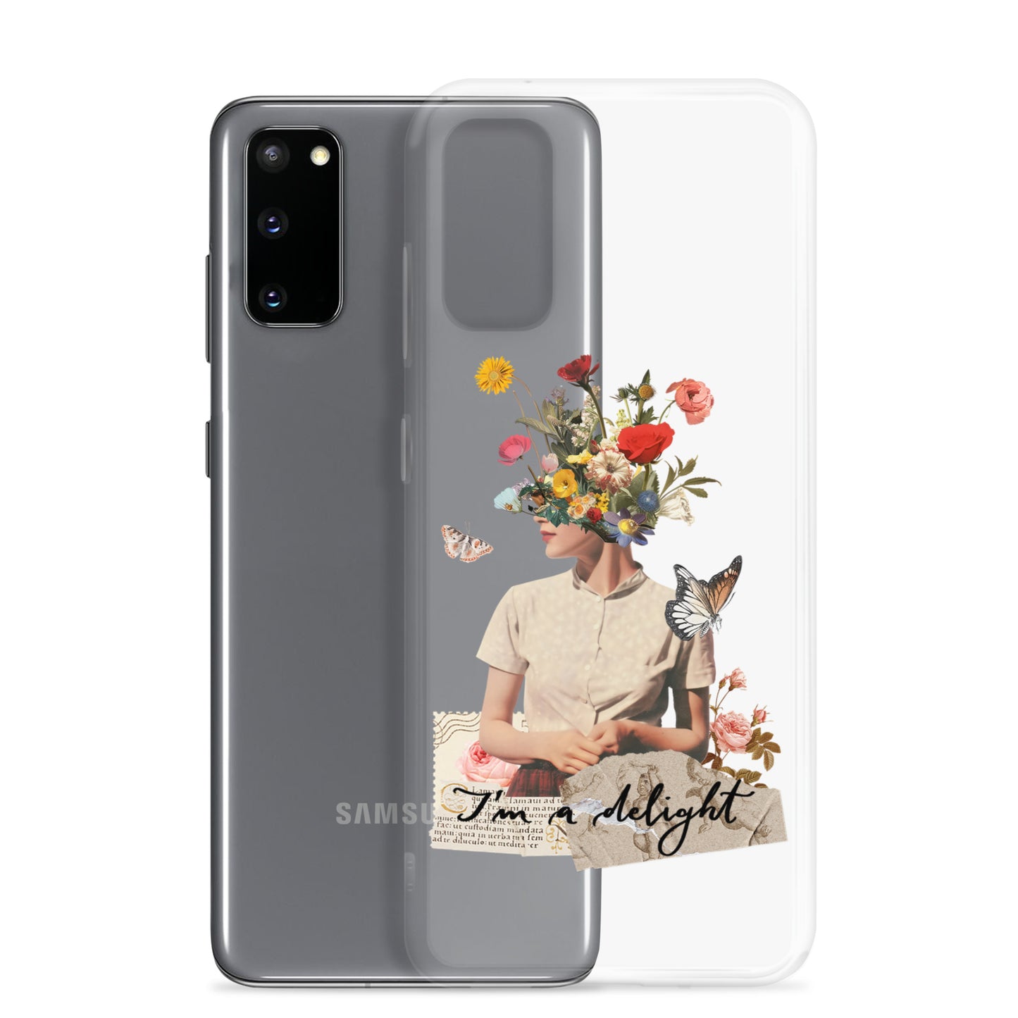 Clear Case for Samsung® "I'm a delight"