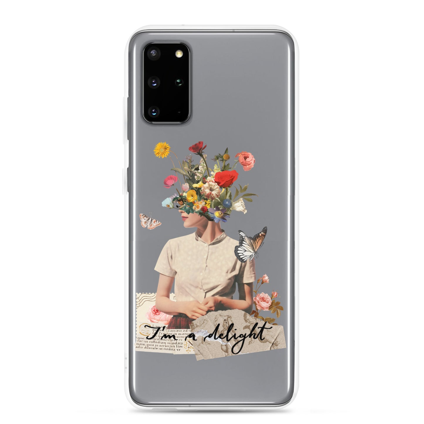 Clear Case for Samsung® "I'm a delight"
