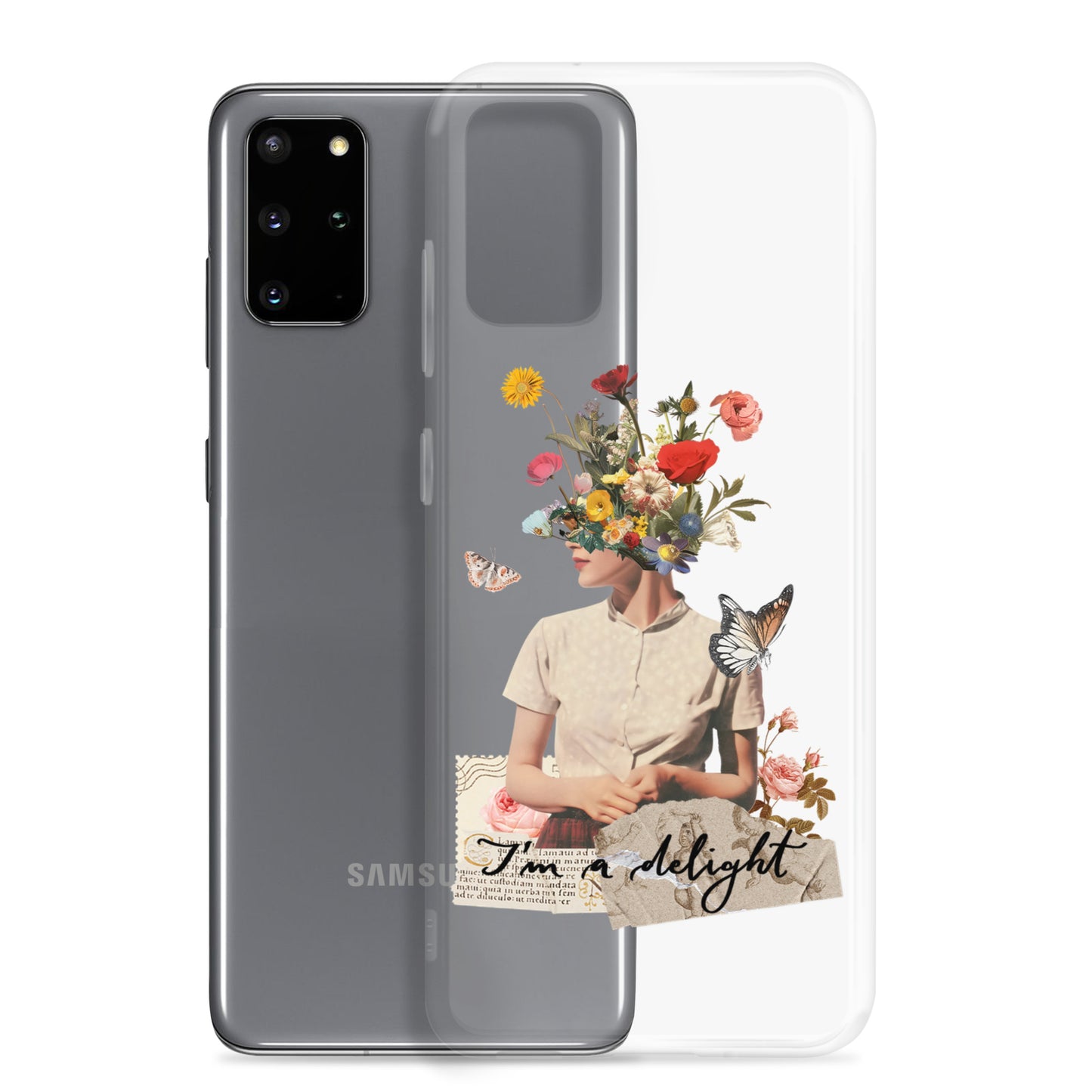 Clear Case for Samsung® "I'm a delight"