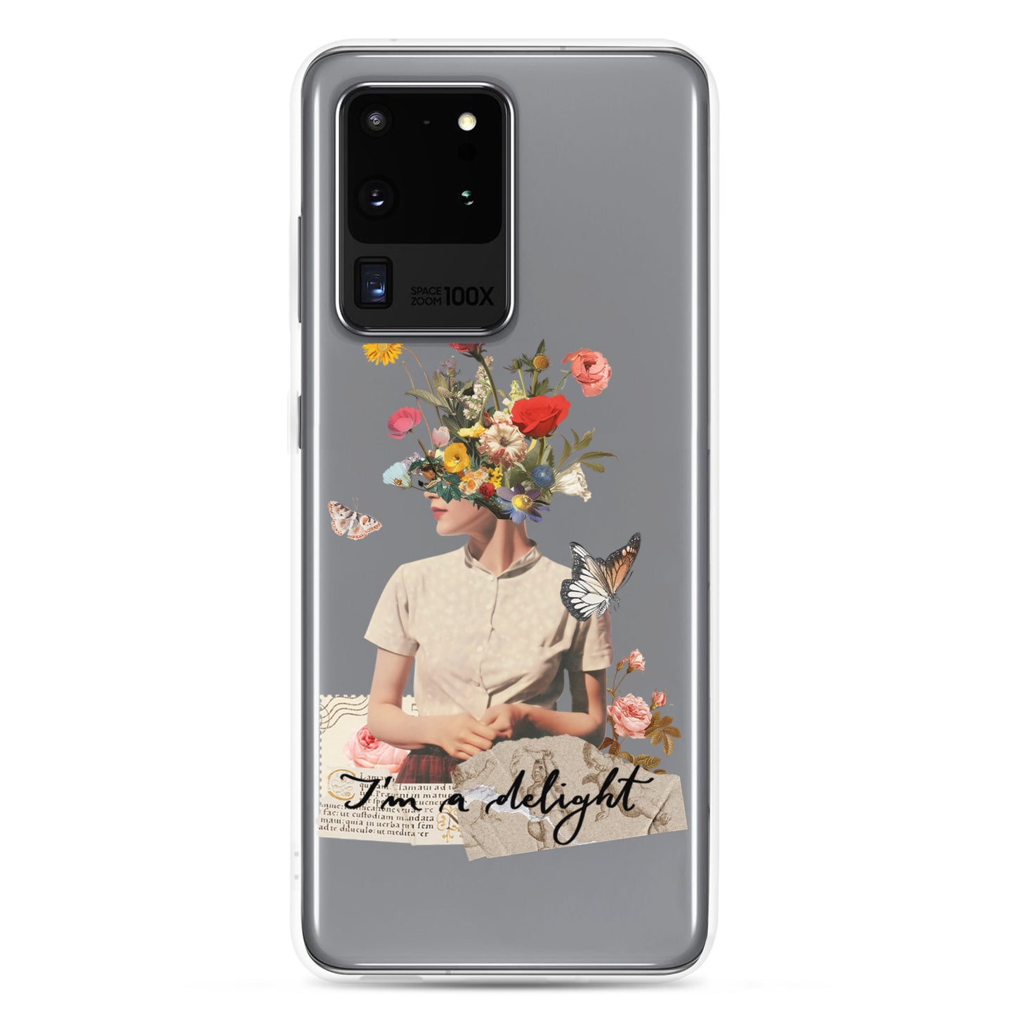Clear Case for Samsung® "I'm a delight"