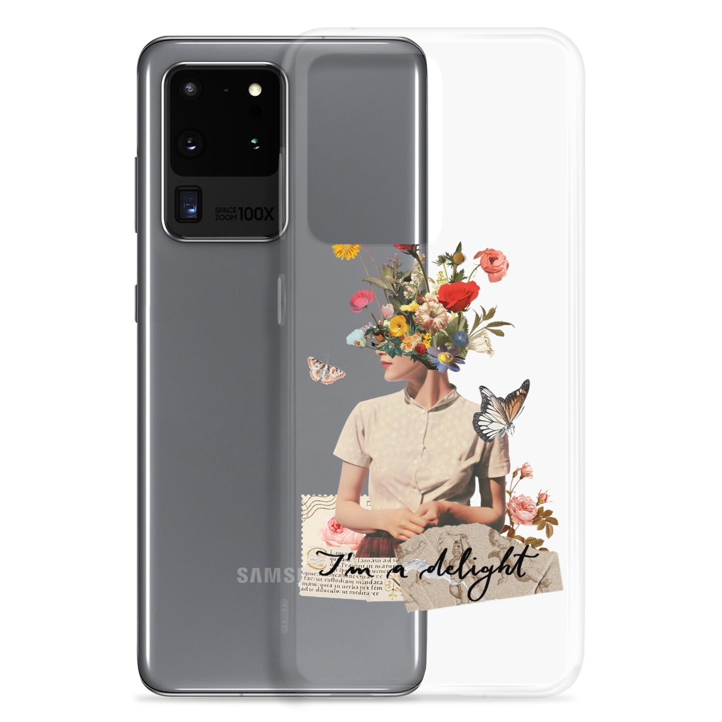 Clear Case for Samsung® "I'm a delight"