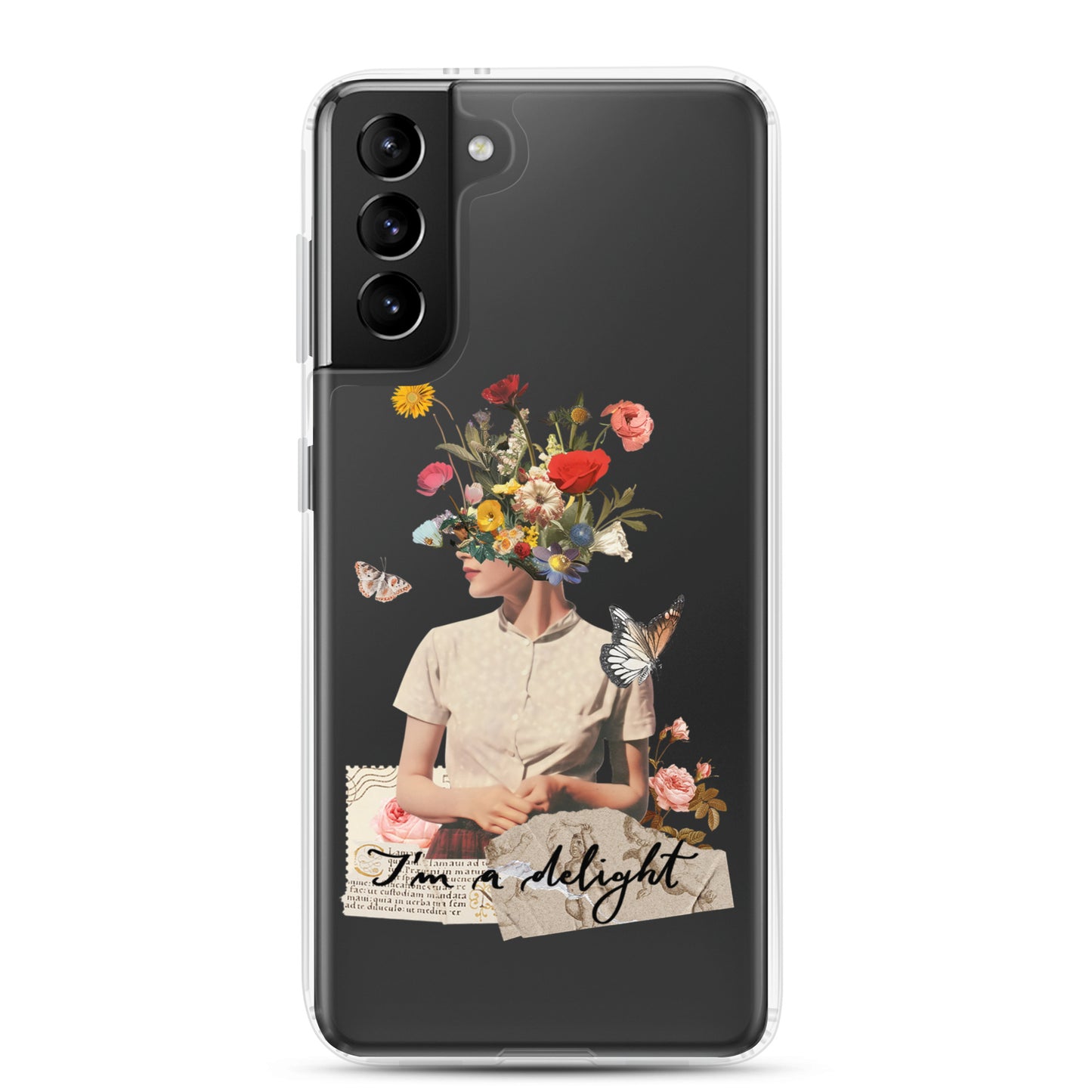 Clear Case for Samsung® "I'm a delight"