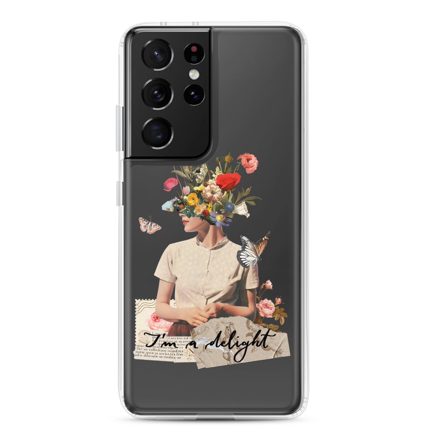 Clear Case for Samsung® "I'm a delight"
