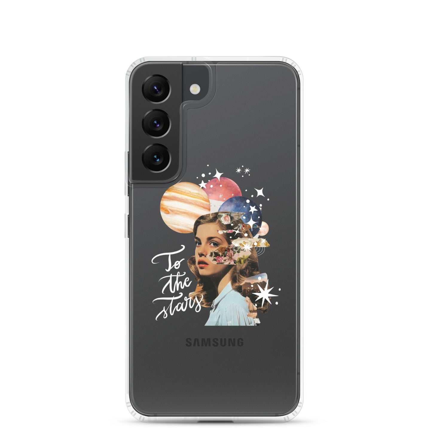 Clear Case for Samsung® "To the stars" (white)