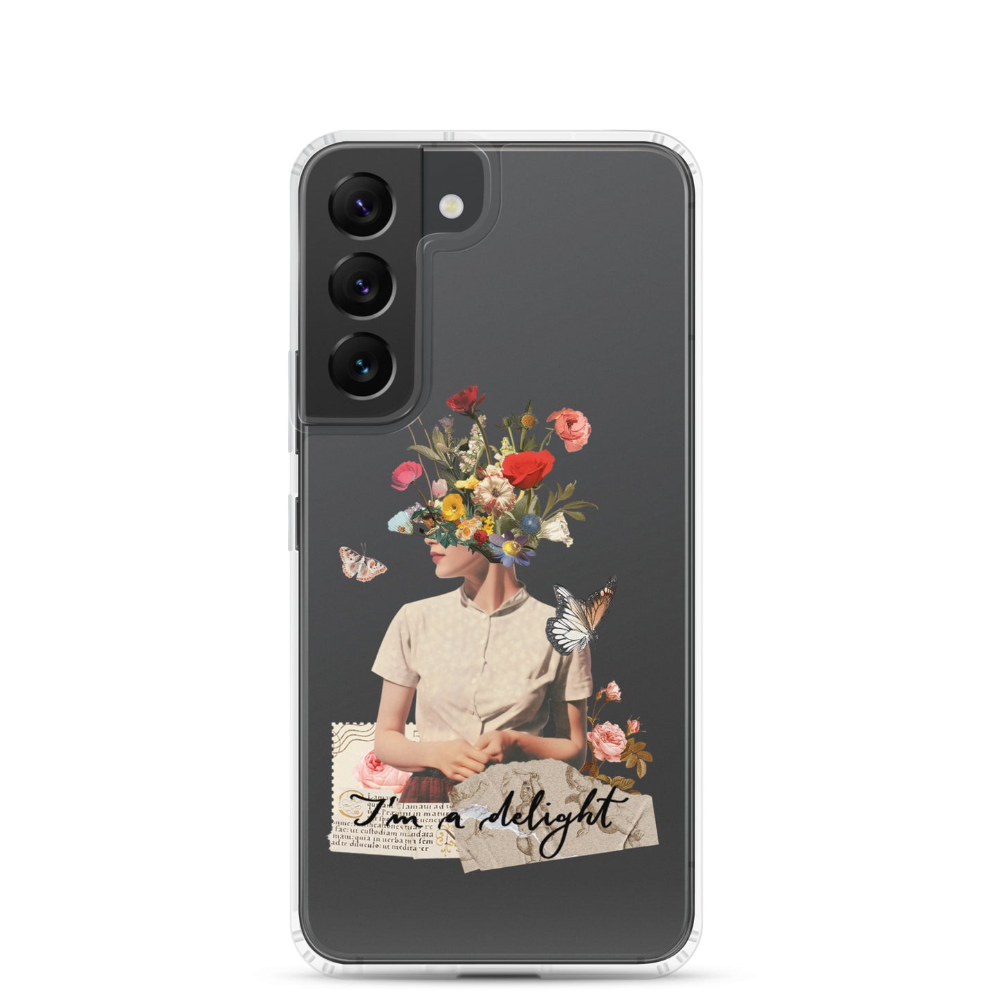 Clear Case for Samsung® "I'm a delight"
